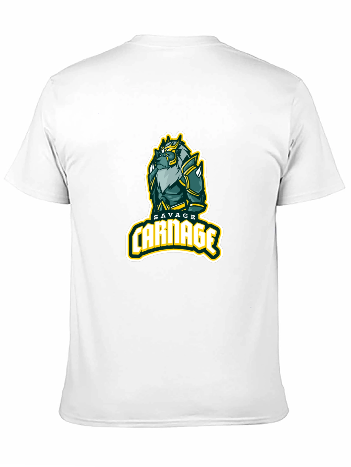 Savage Carnage Graphic Tee - Black Cotton Comfort
