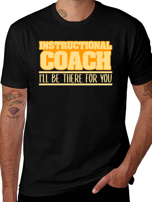 Instructional Coach Black T-Shirt