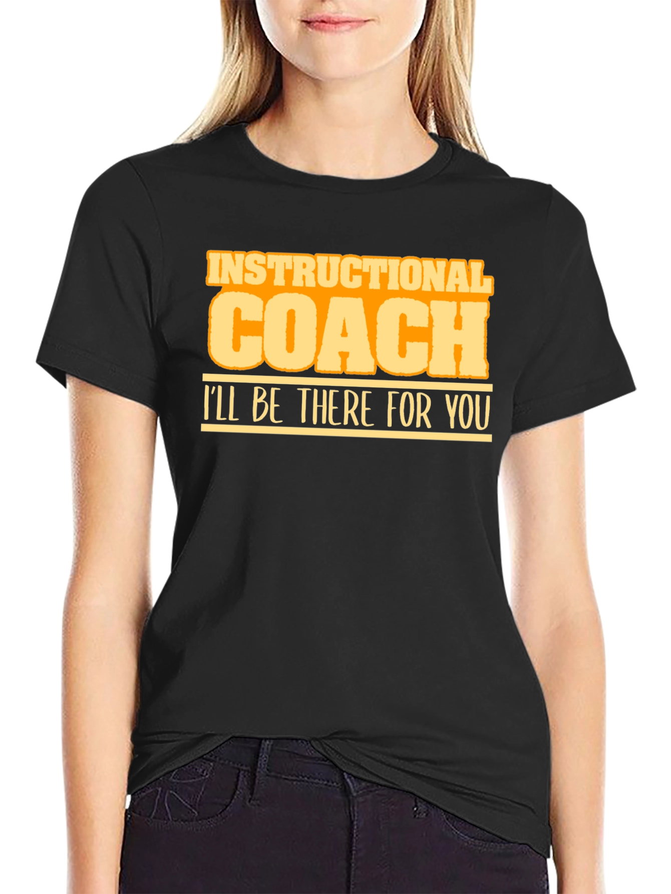 Instructional Coach Black T-Shirt