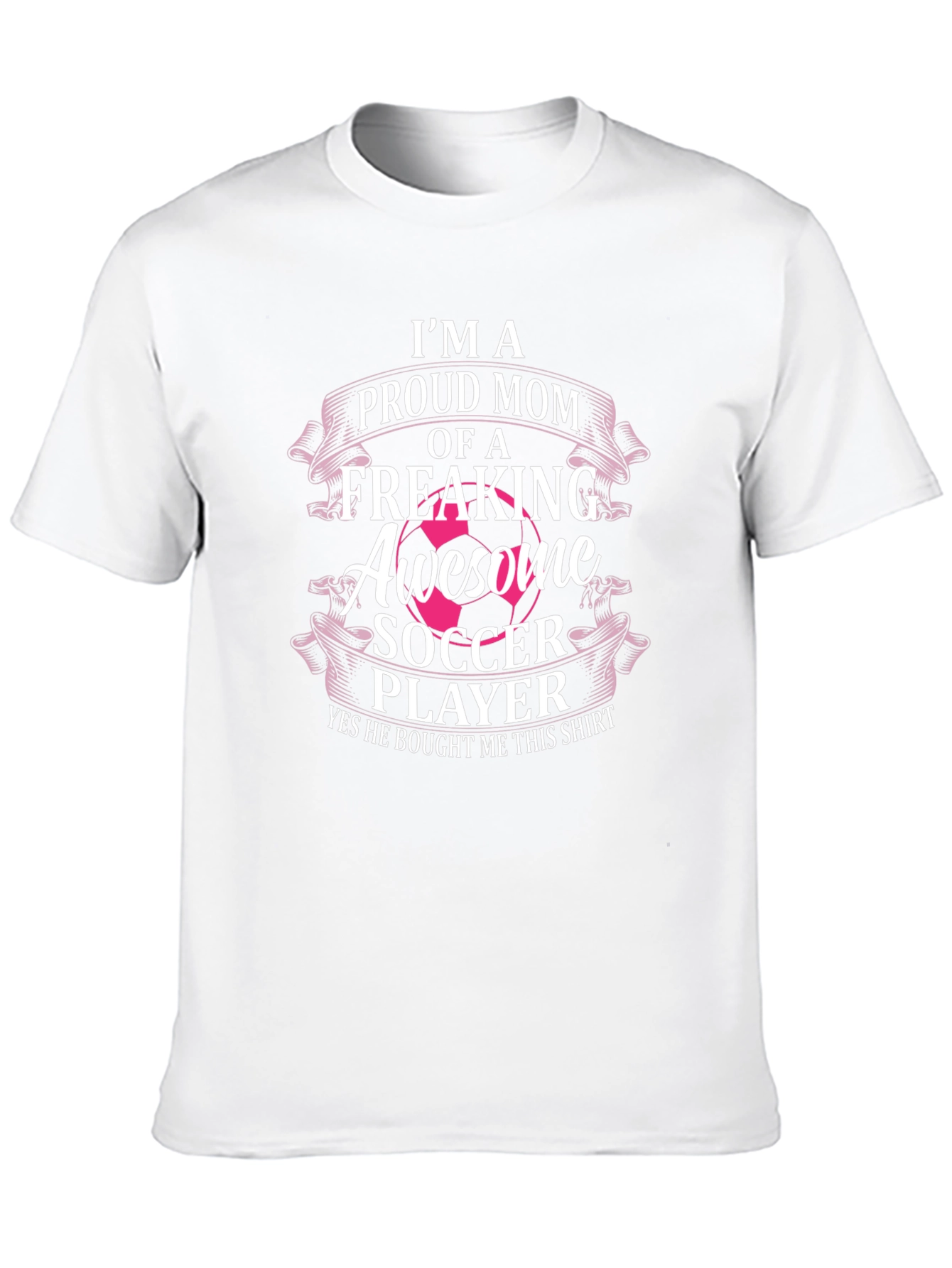 Proud Mom of an Awesome Soccer Player Graphic Tee
