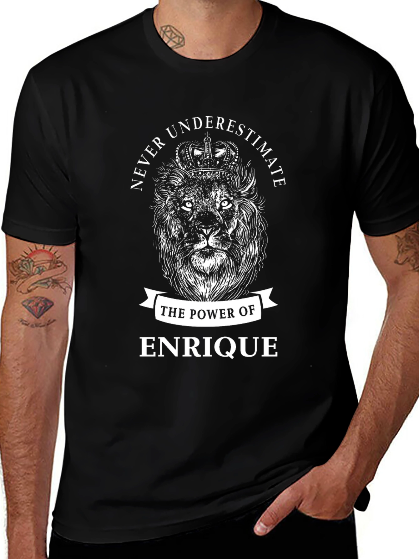Enrique Lion Power T-Shirt - Never Underestimate
