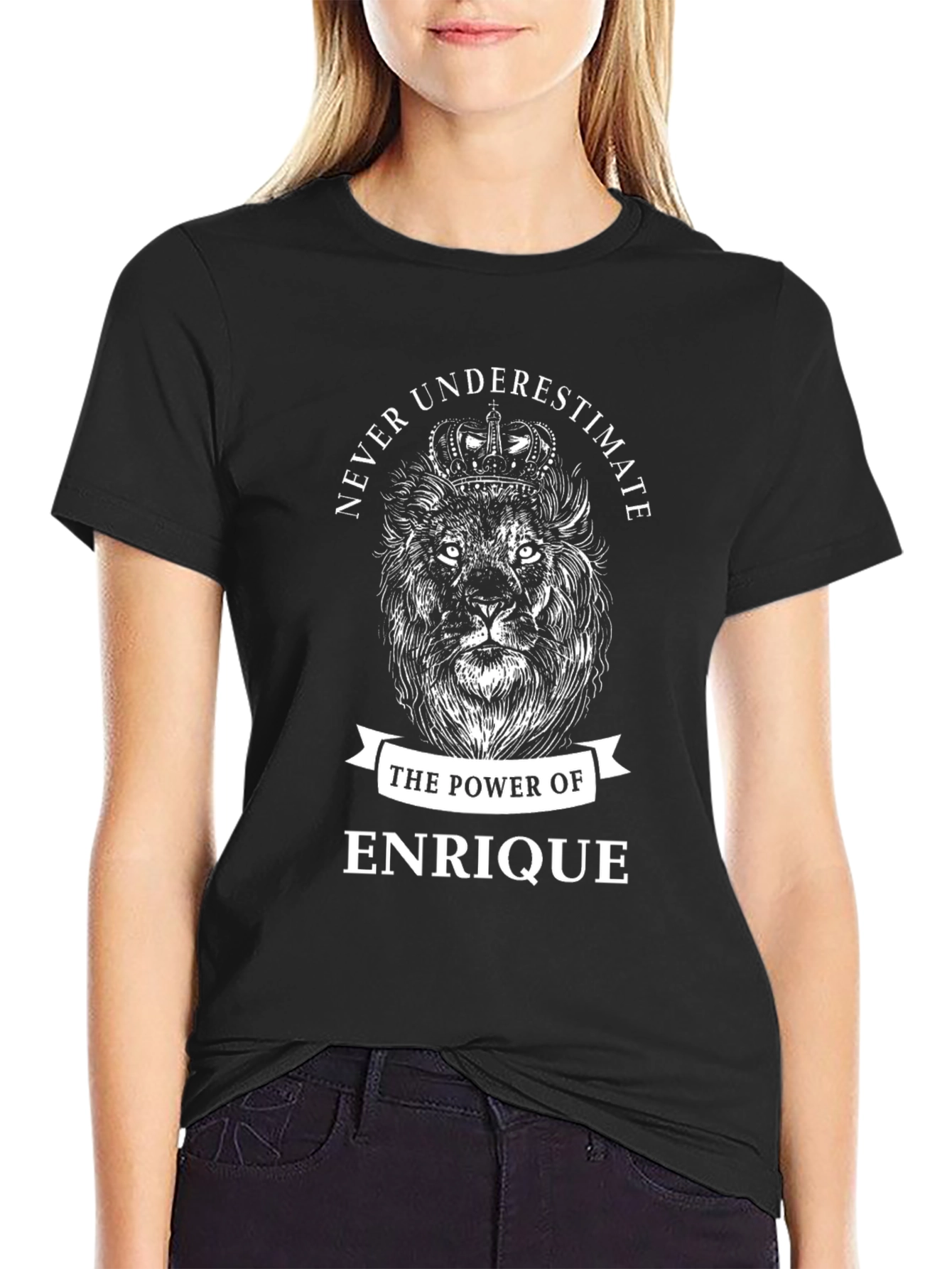 Enrique Lion Power T-Shirt - Never Underestimate