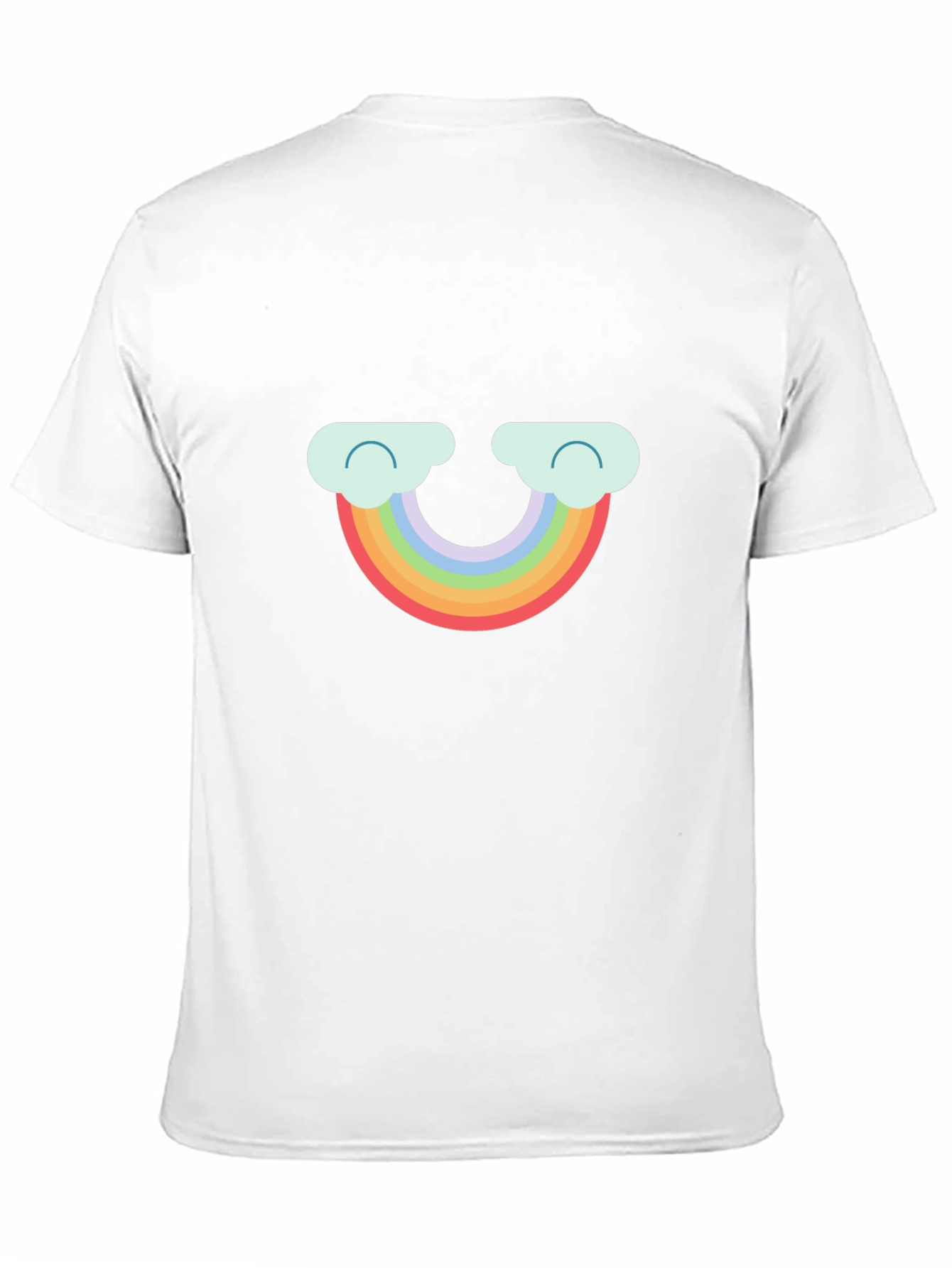 Rainbow Cloud Graphic Tee - Cute & Comfy T-Shirt