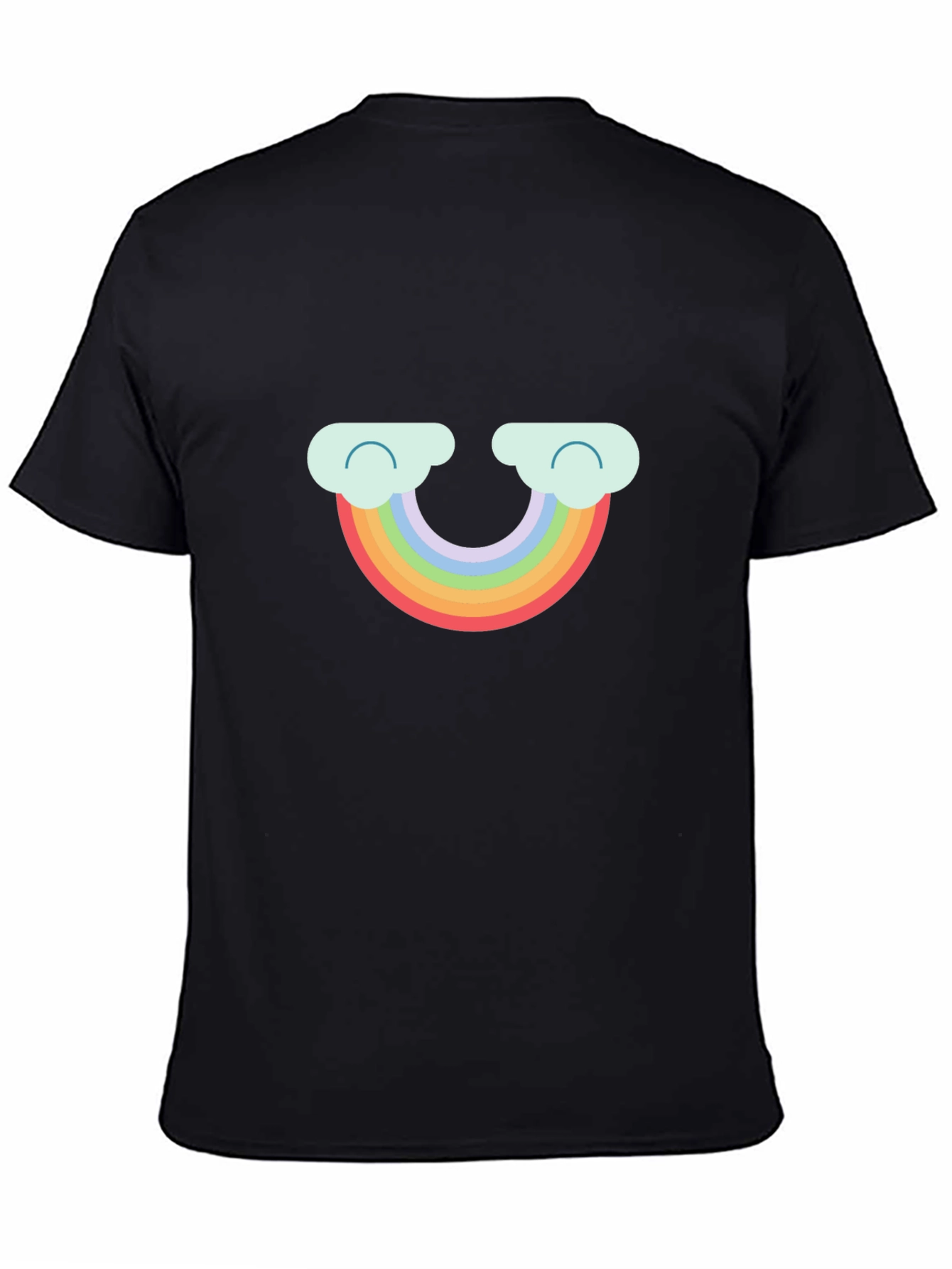 Rainbow Cloud Graphic Tee - Cute & Comfy T-Shirt