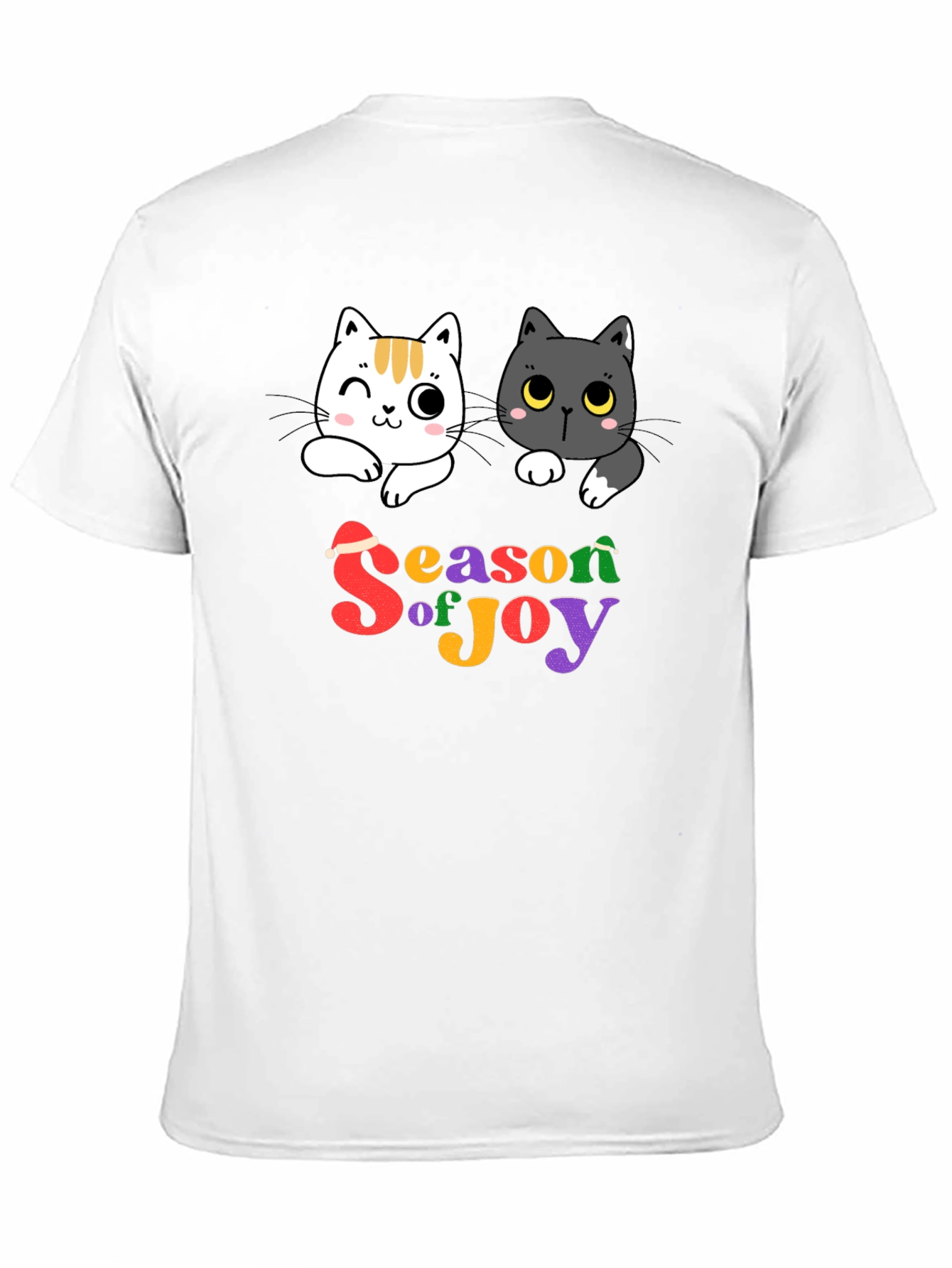 Season of Joy Cat Graphic T-Shirt