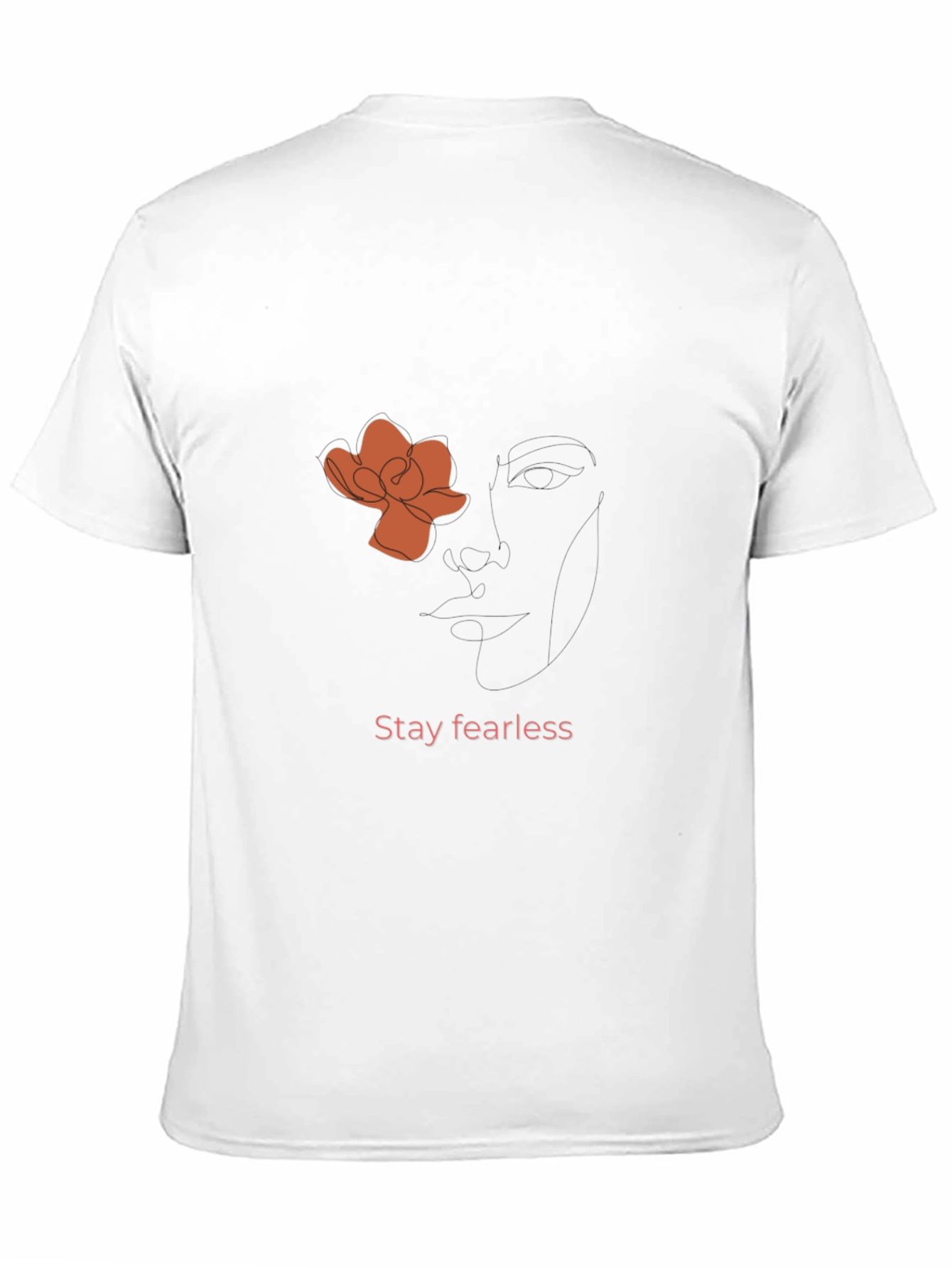 Fearless Flower Graphic Black Tee