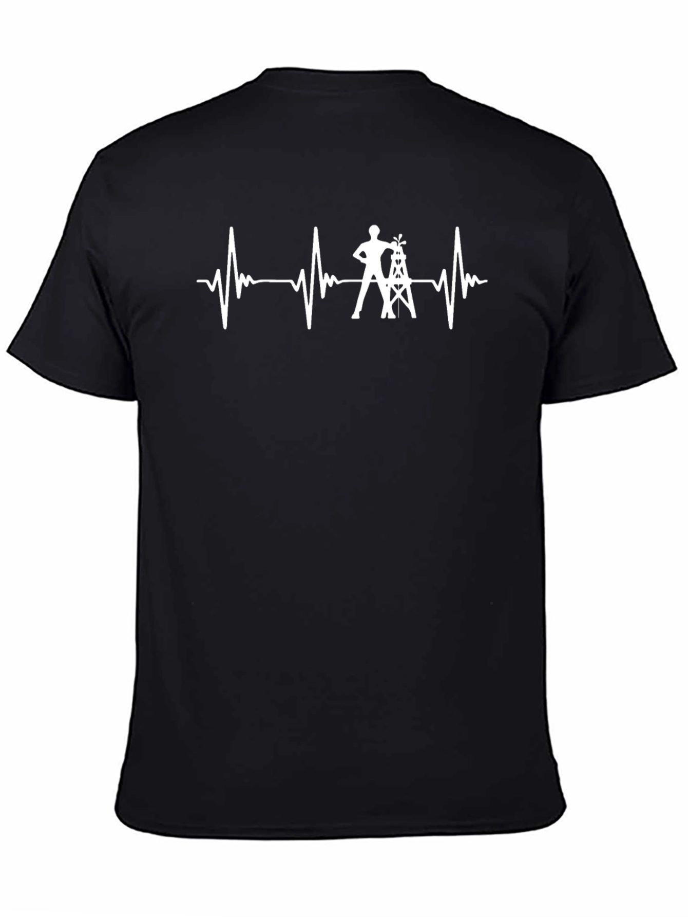 Oil Worker Heartbeat T-Shirt