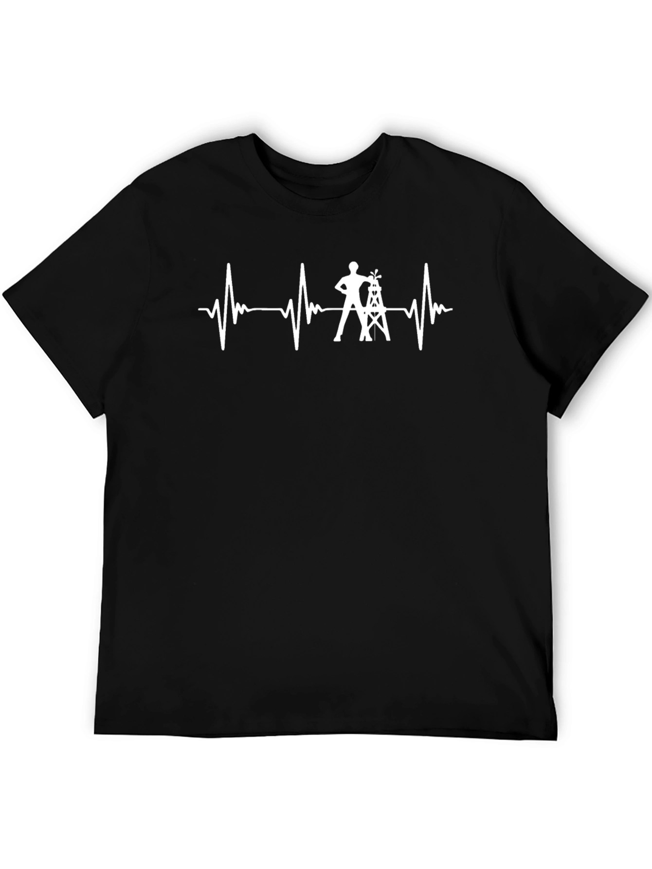 Oil Worker Heartbeat T-Shirt