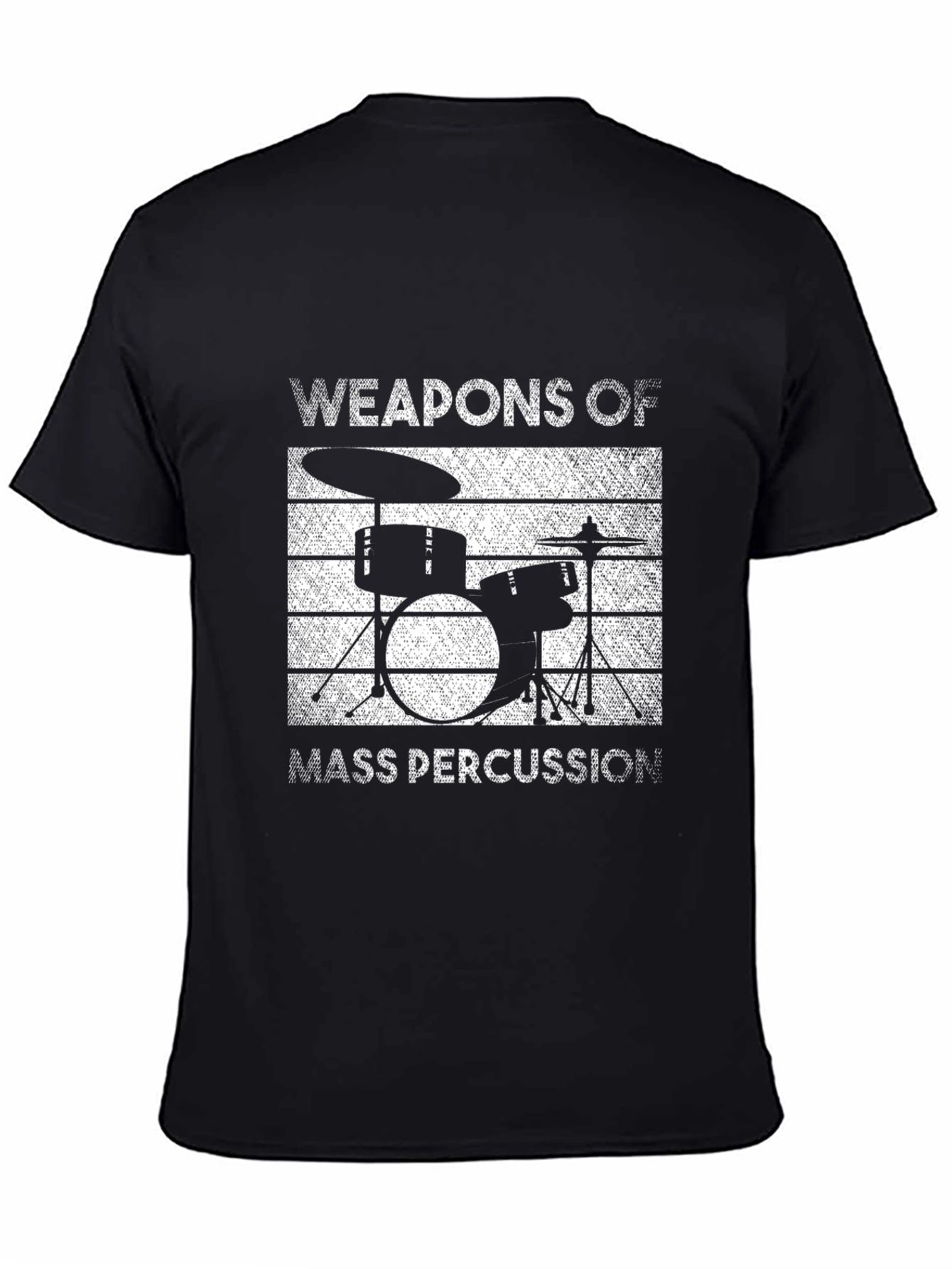 Weapons of Mass Percussion Drummer Graphic Tee