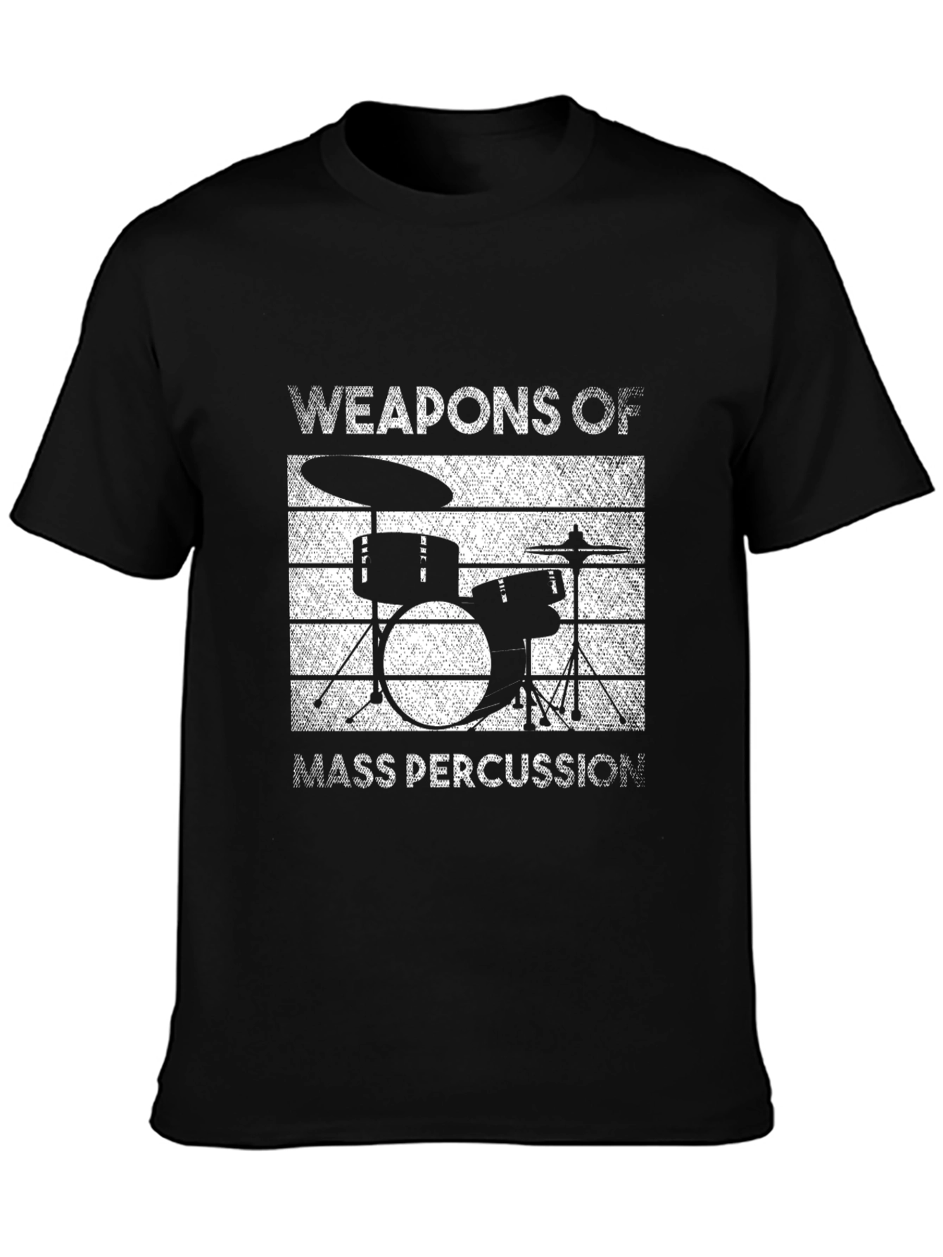 Weapons of Mass Percussion Drummer Graphic Tee
