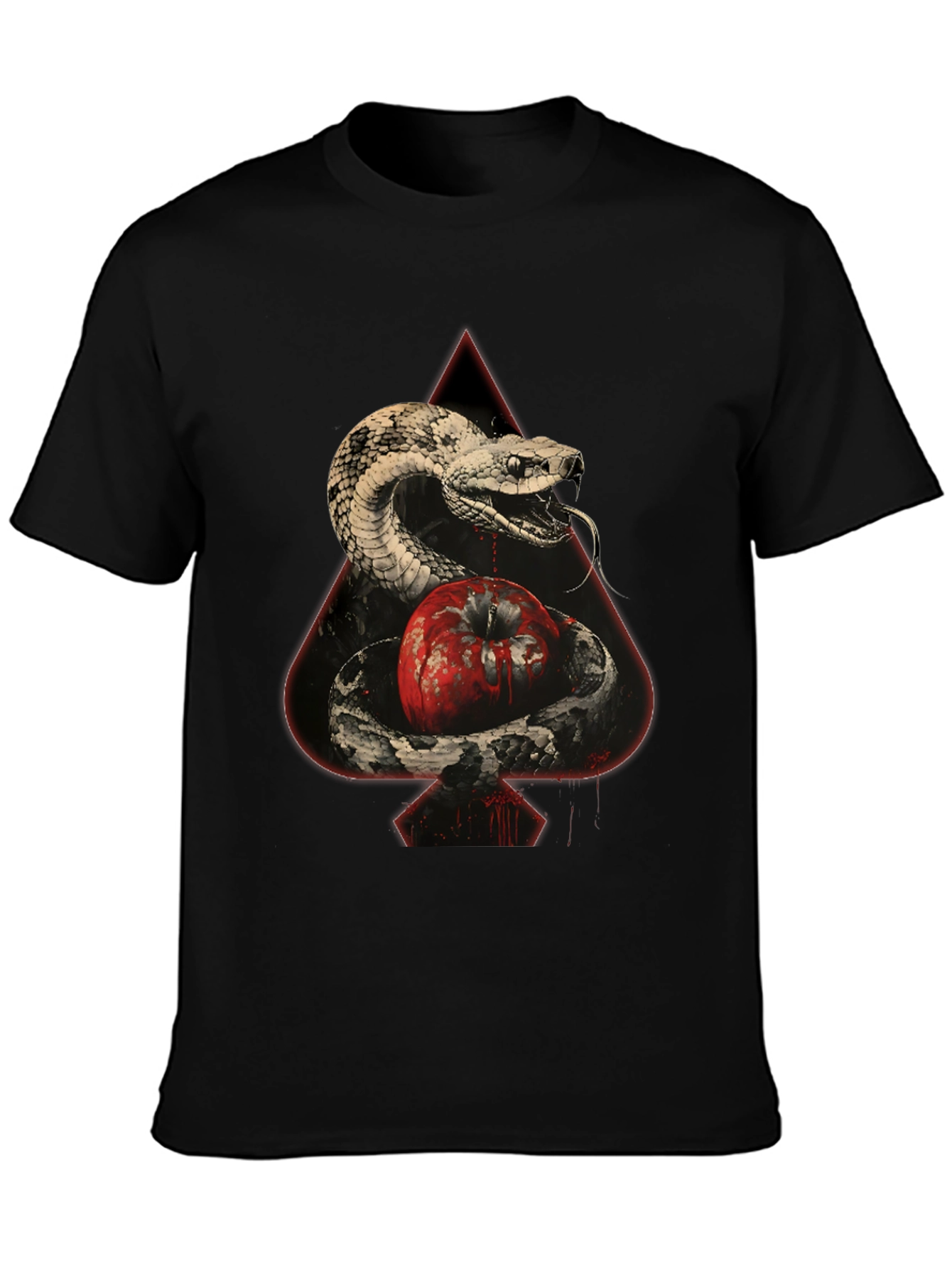 Snake and Apple Graphic Tee