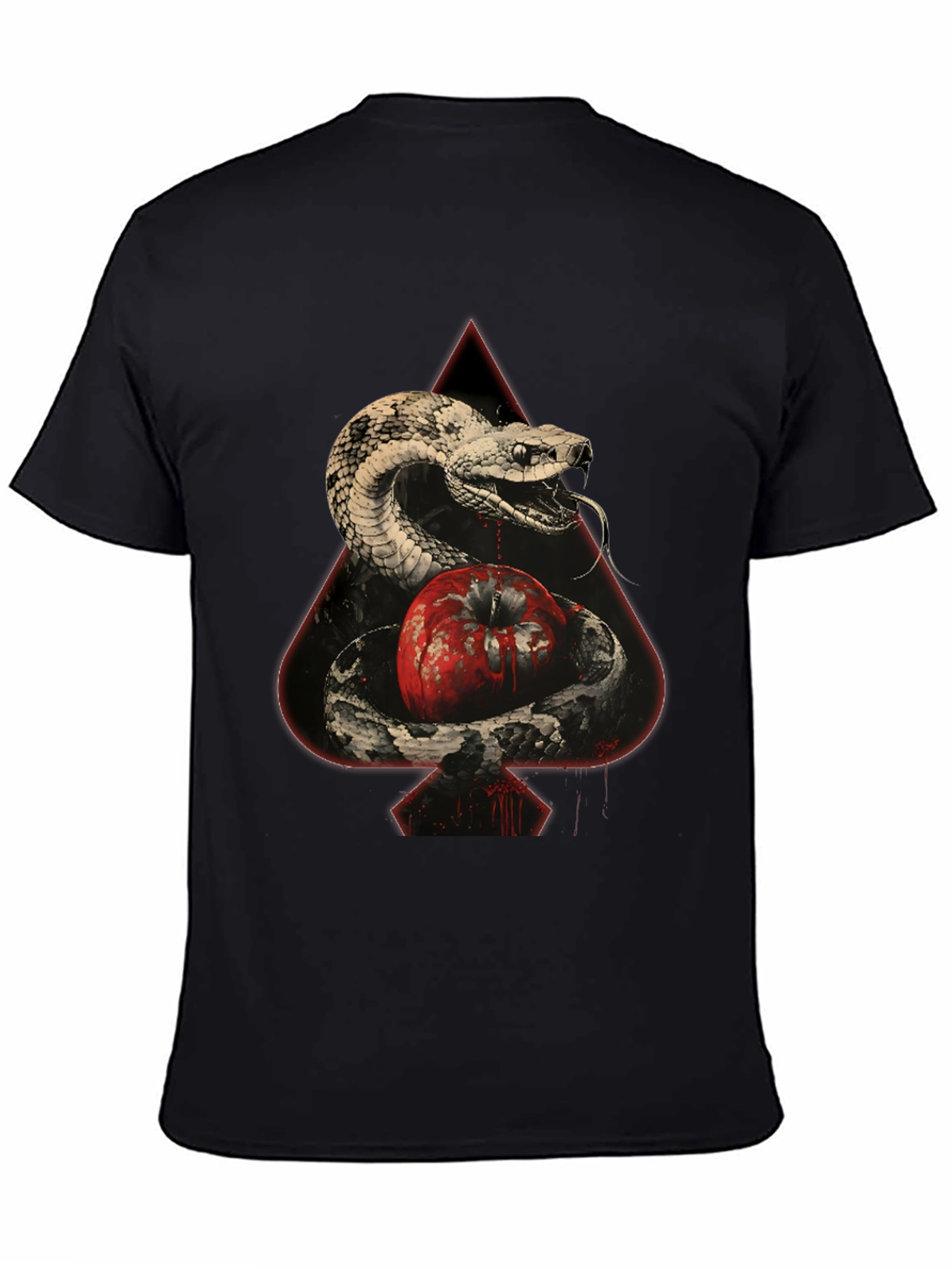 Snake and Apple Graphic Tee