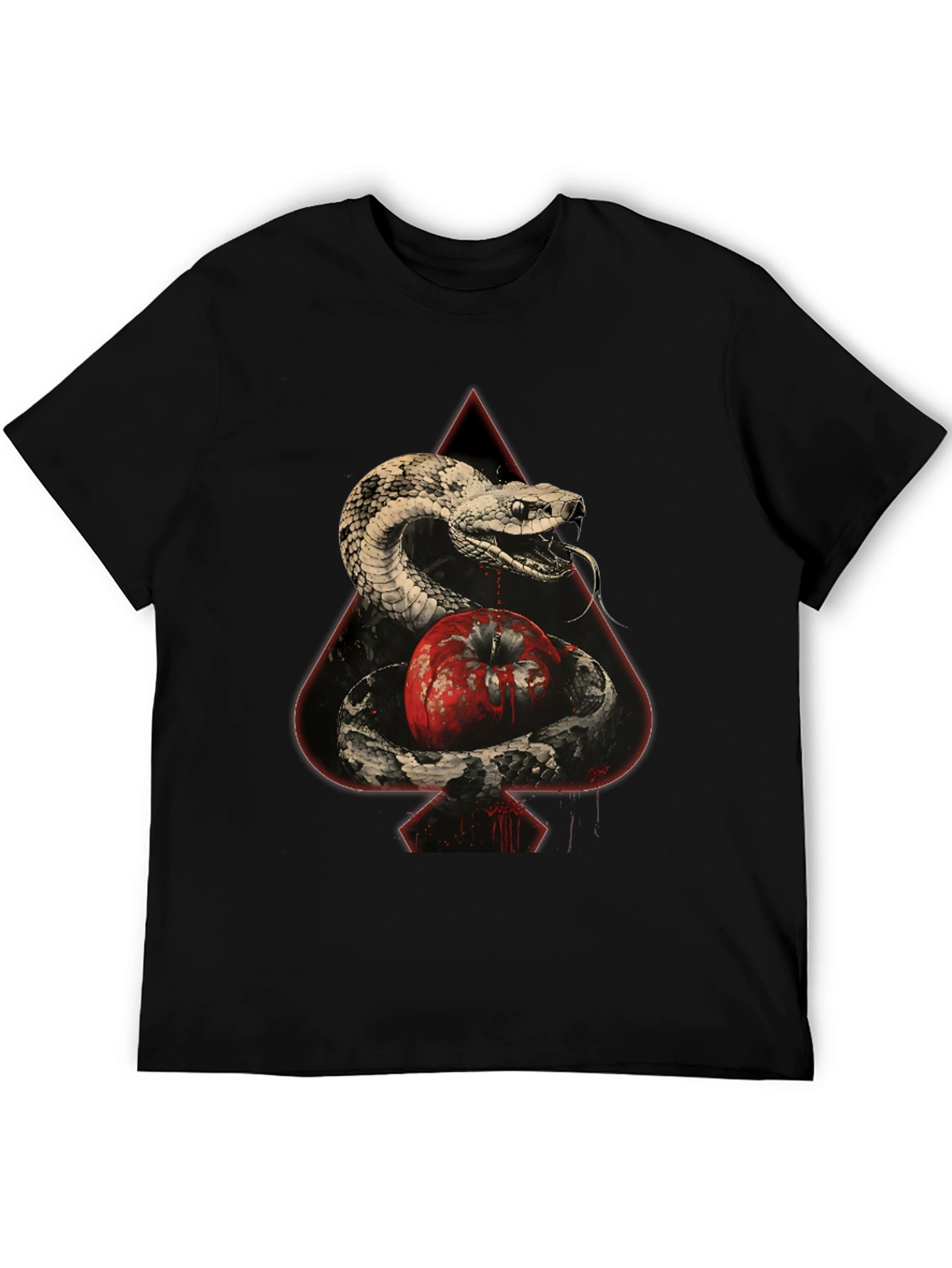 Snake and Apple Graphic Tee