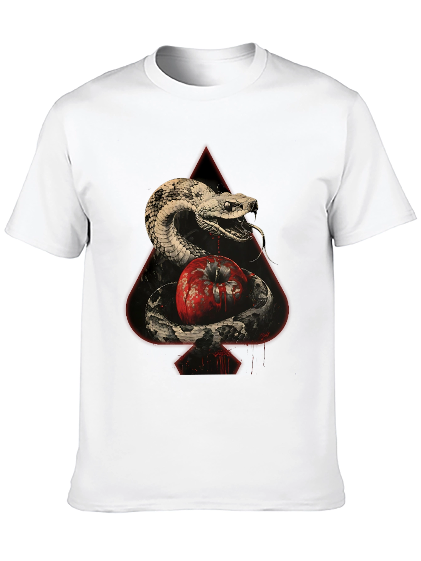 Snake and Apple Graphic Tee