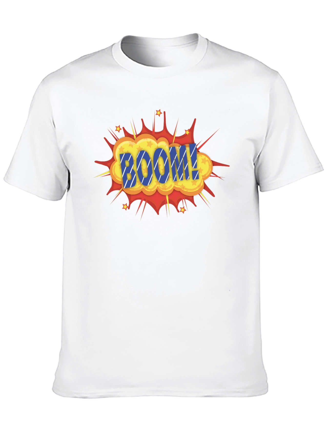 Boom Graphic Print Black T-Shirt