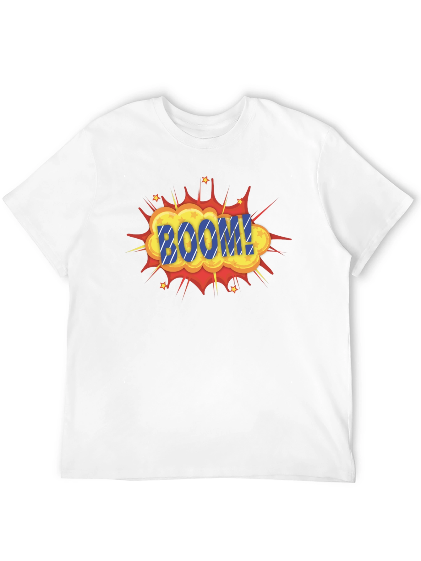 Boom Graphic Print Black T-Shirt