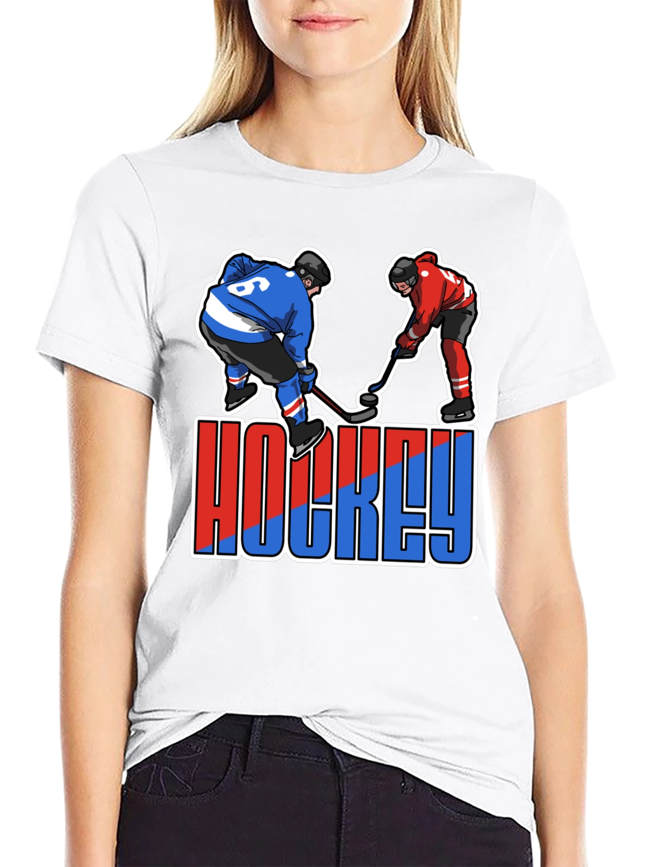 Hockey Graphic Tee: Play Hard Look Good!