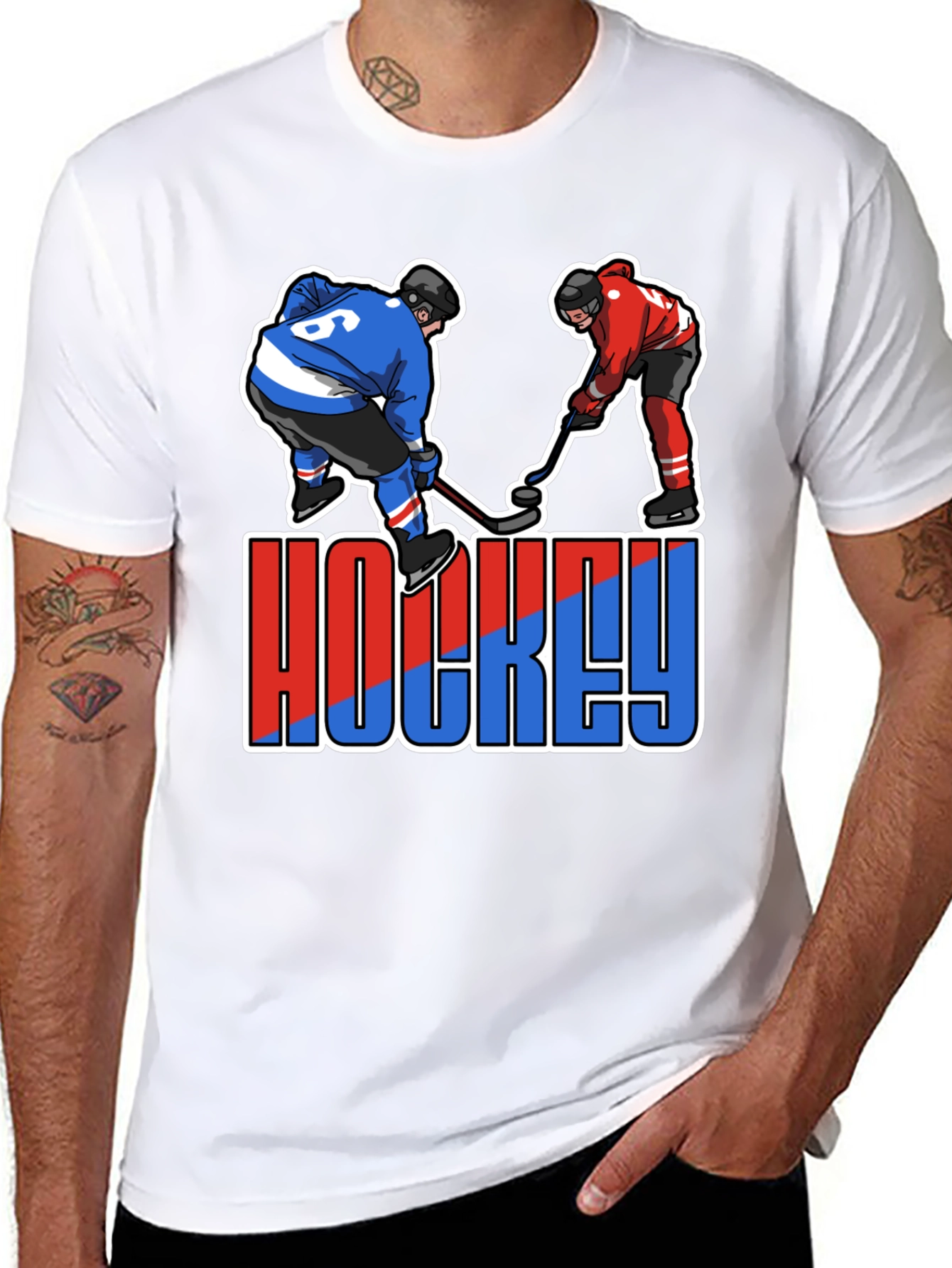 Hockey Graphic Tee: Play Hard Look Good!