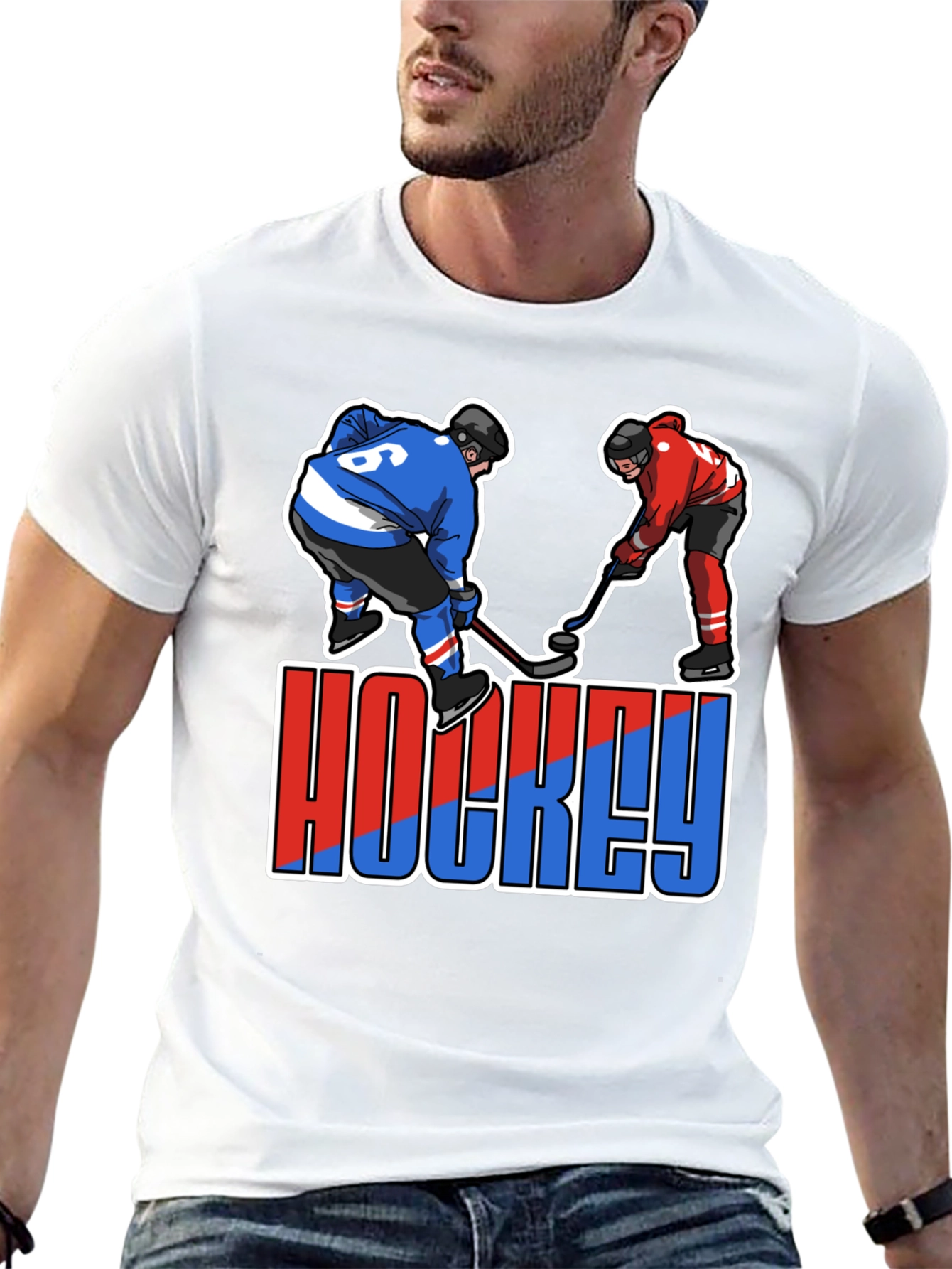 Hockey Graphic Tee: Play Hard Look Good!