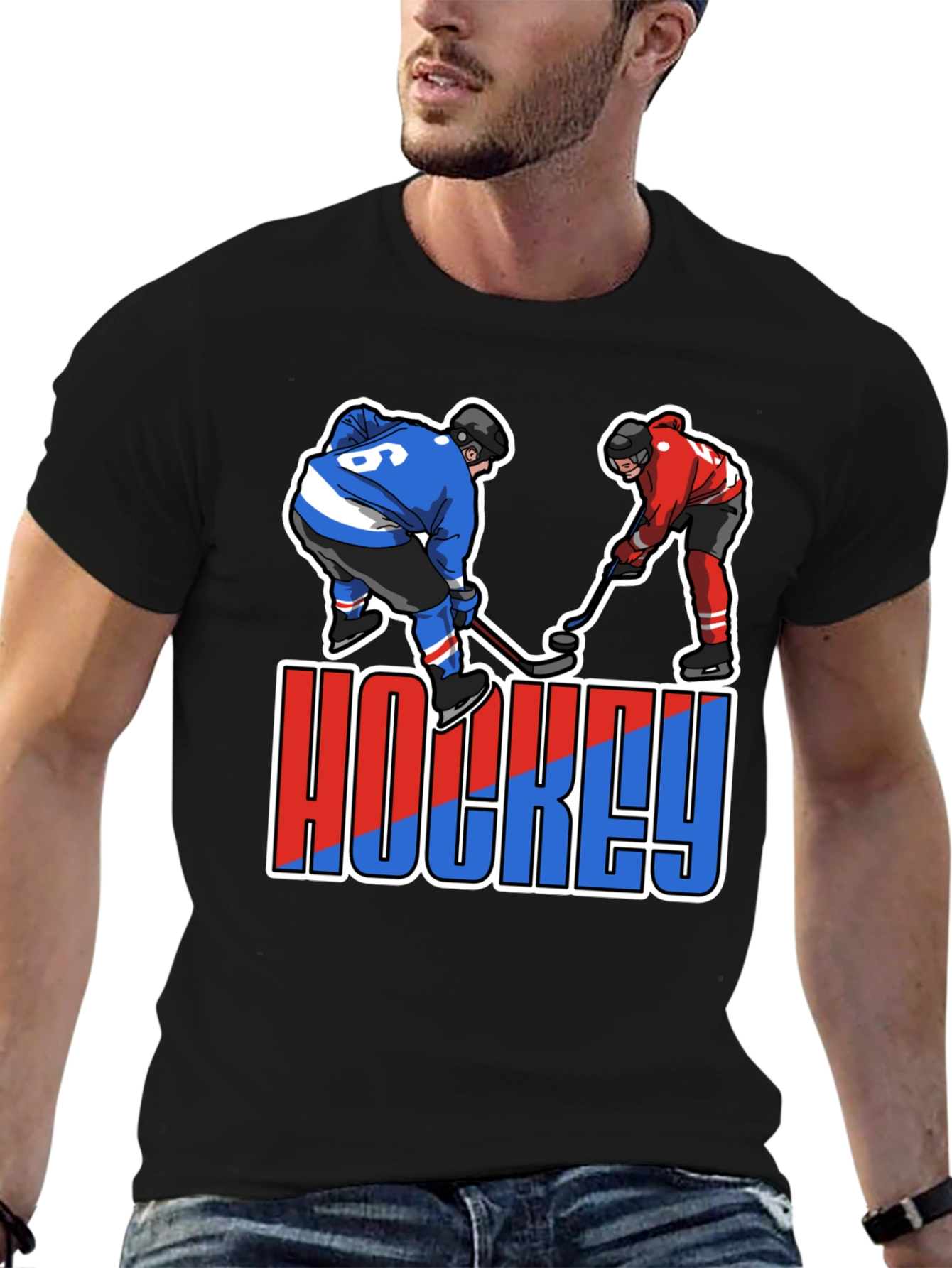 Hockey Graphic Tee: Play Hard Look Good!