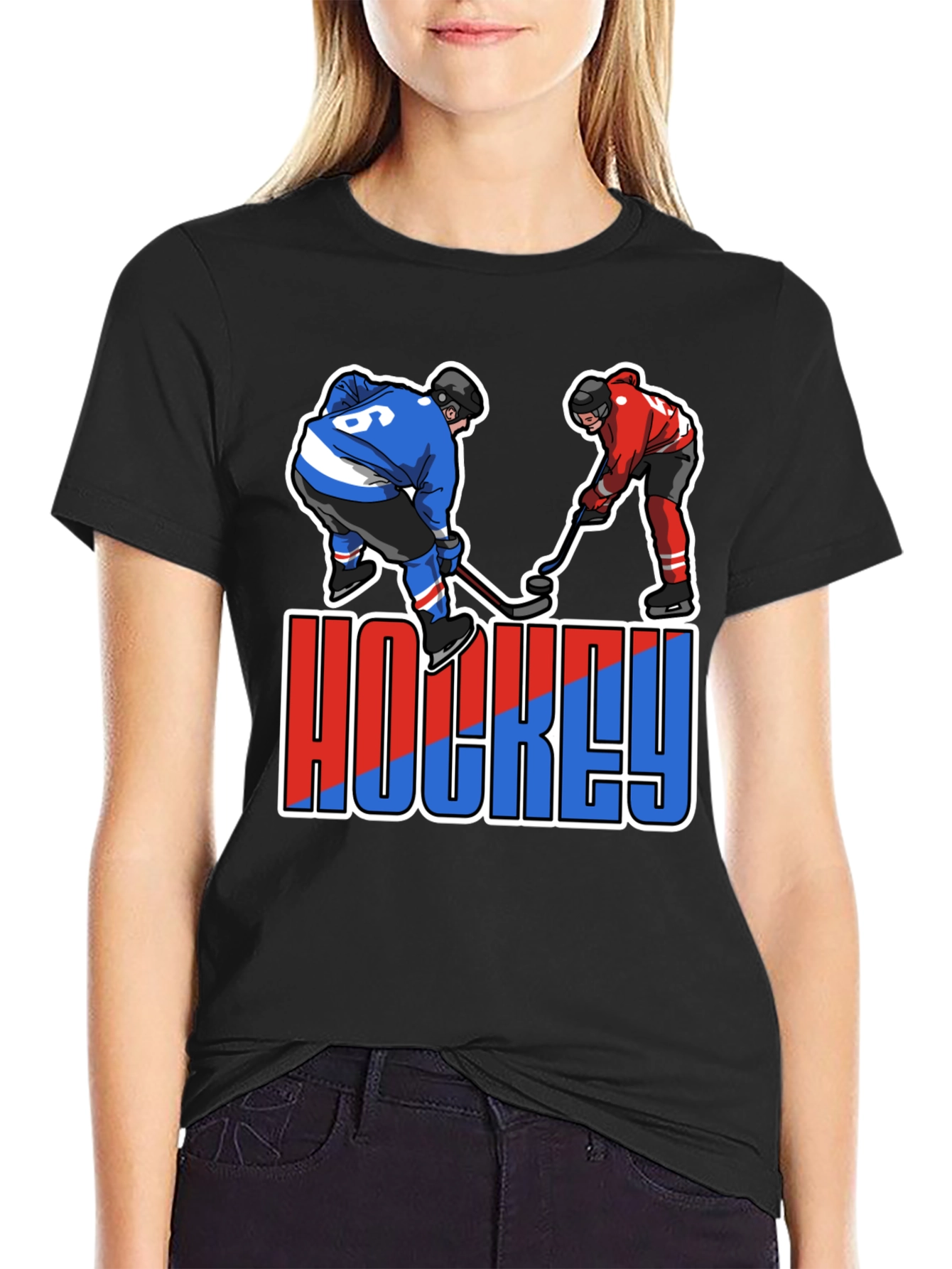 Hockey Graphic Tee: Play Hard Look Good!