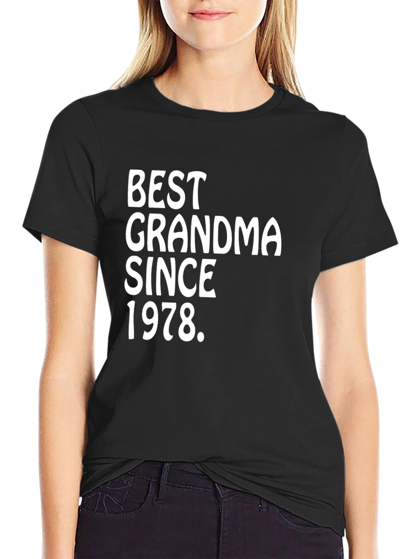 Best Grandma Since 1978 Black T-Shirt