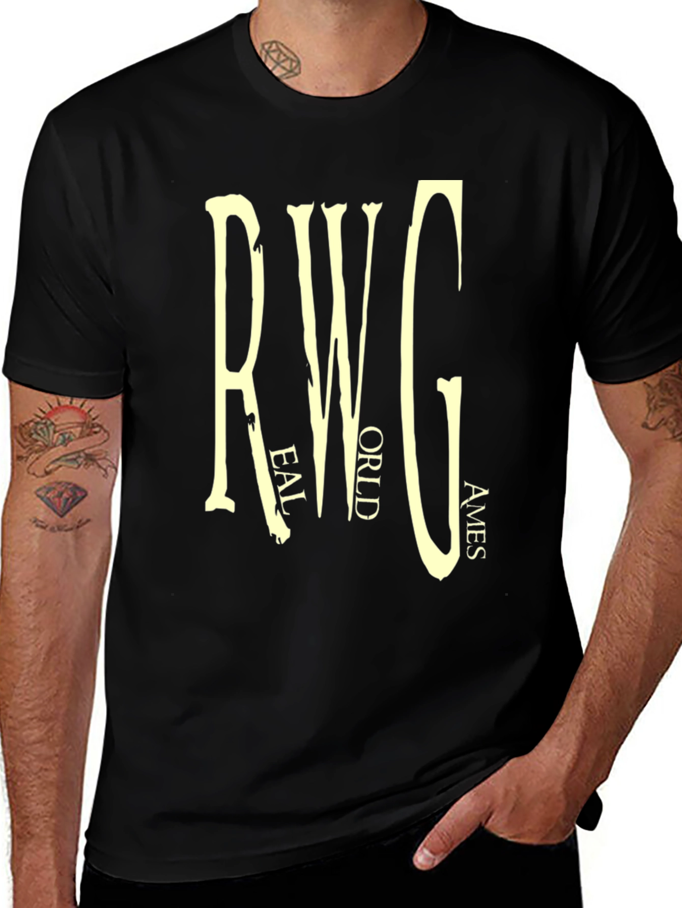 RWG Real World Ames Graphic Tee - Black