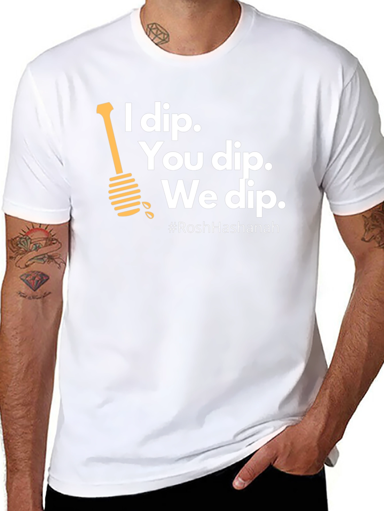 Rosh Hashanah I Dip T-Shirt - Holiday Celebration Tee