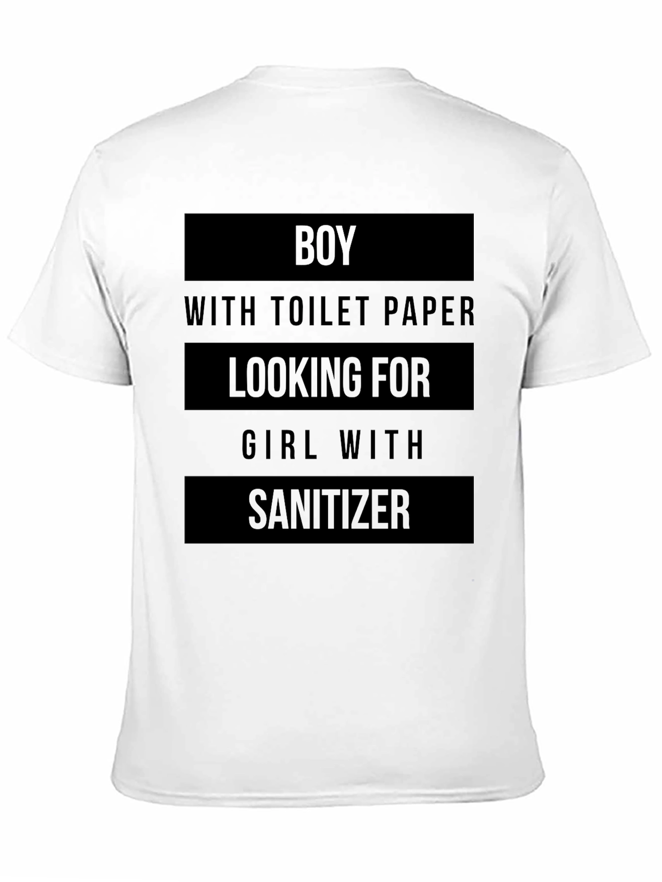 Humorous Boy With Toilet Paper Graphic Tee