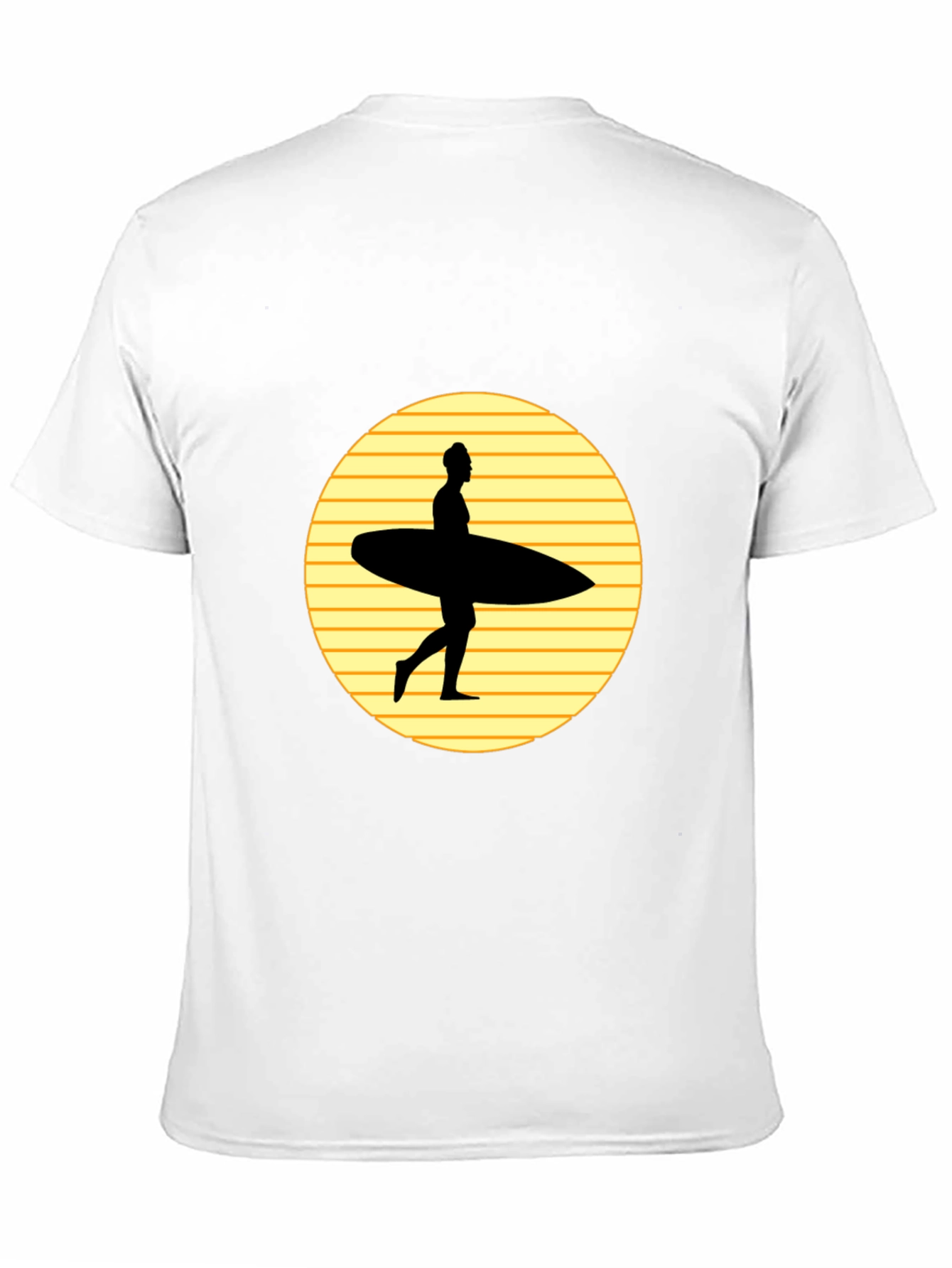 Retro Surfer Silhouette T-Shirt