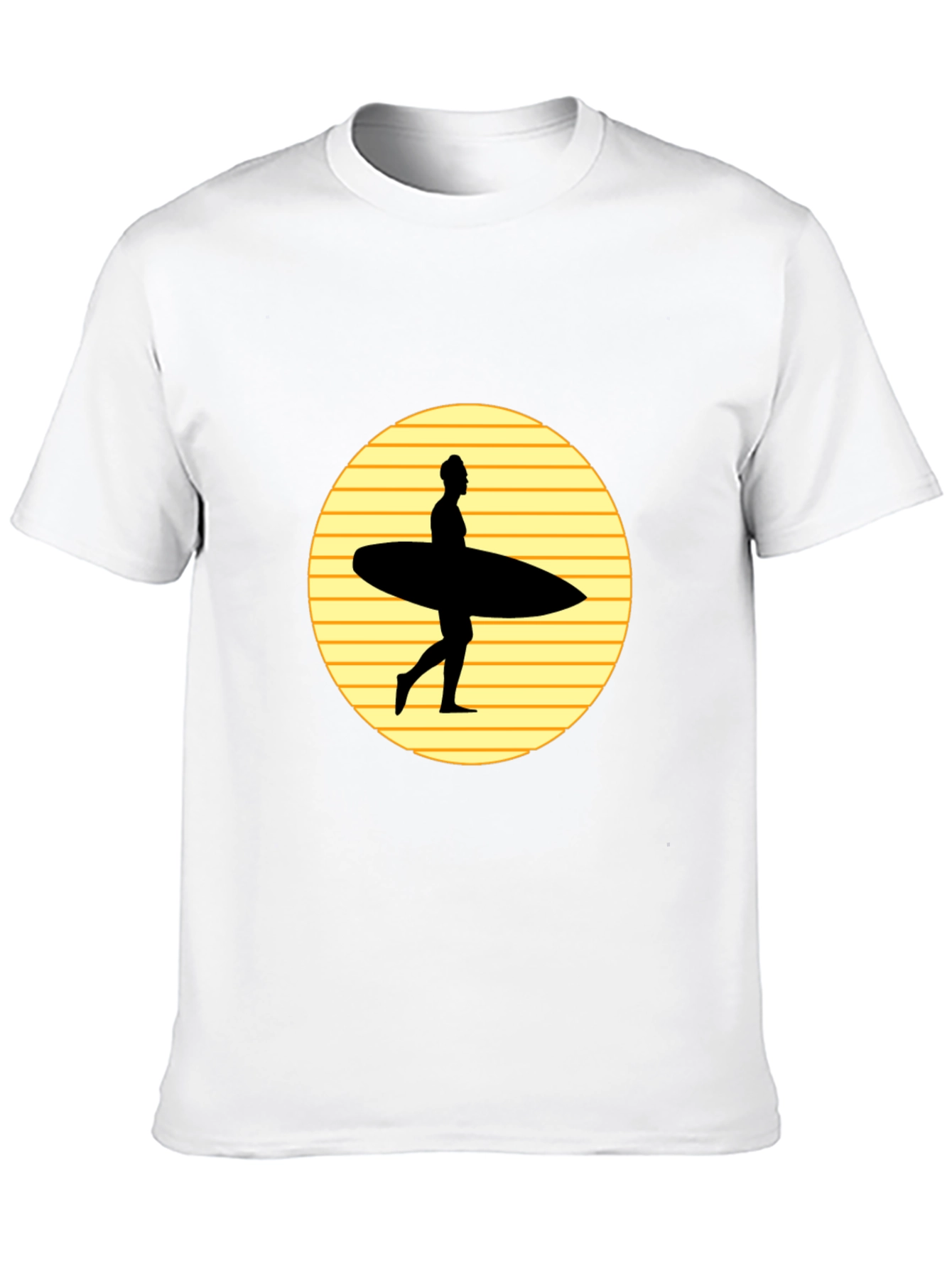 Retro Surfer Silhouette T-Shirt