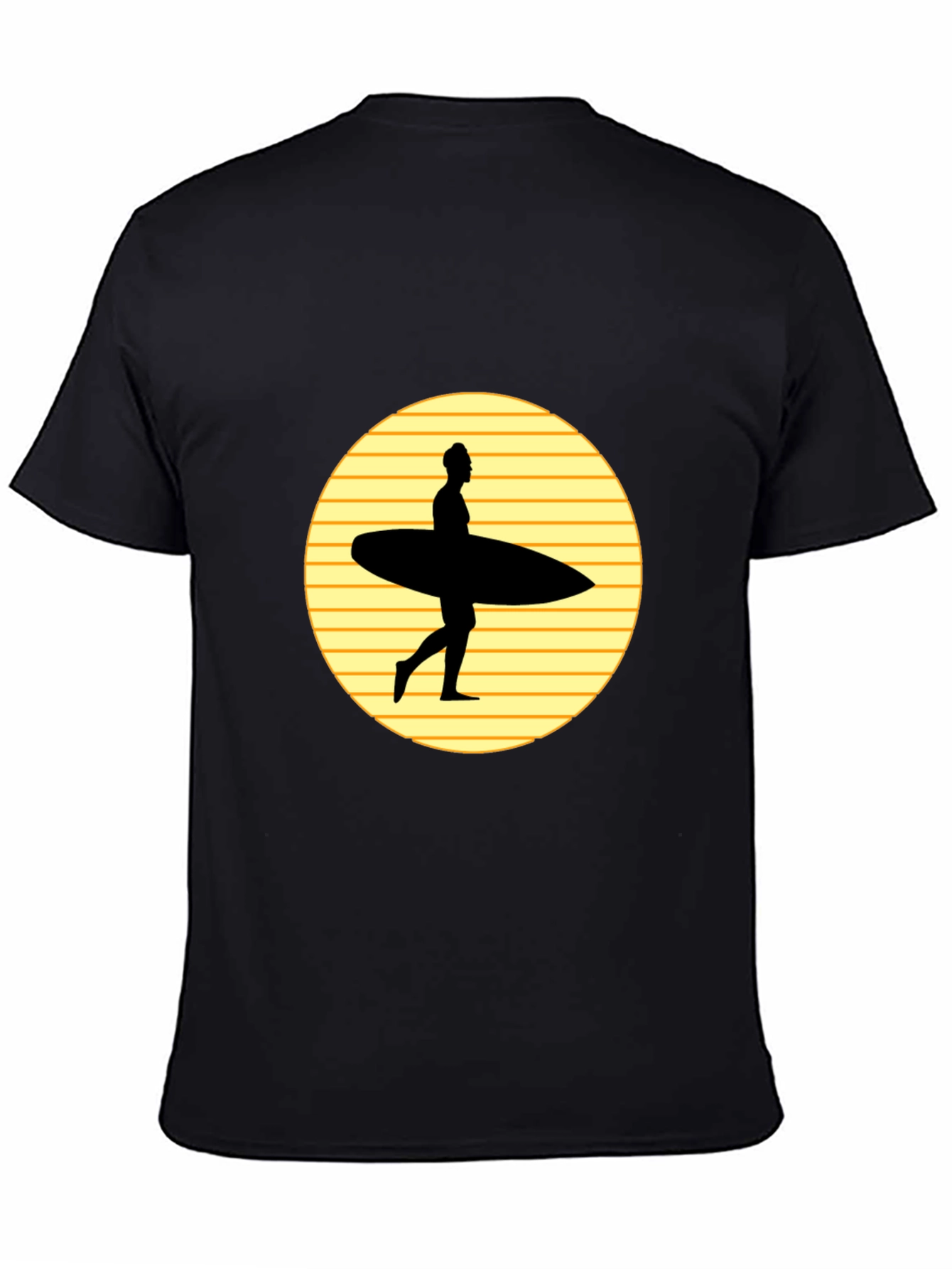 Retro Surfer Silhouette T-Shirt