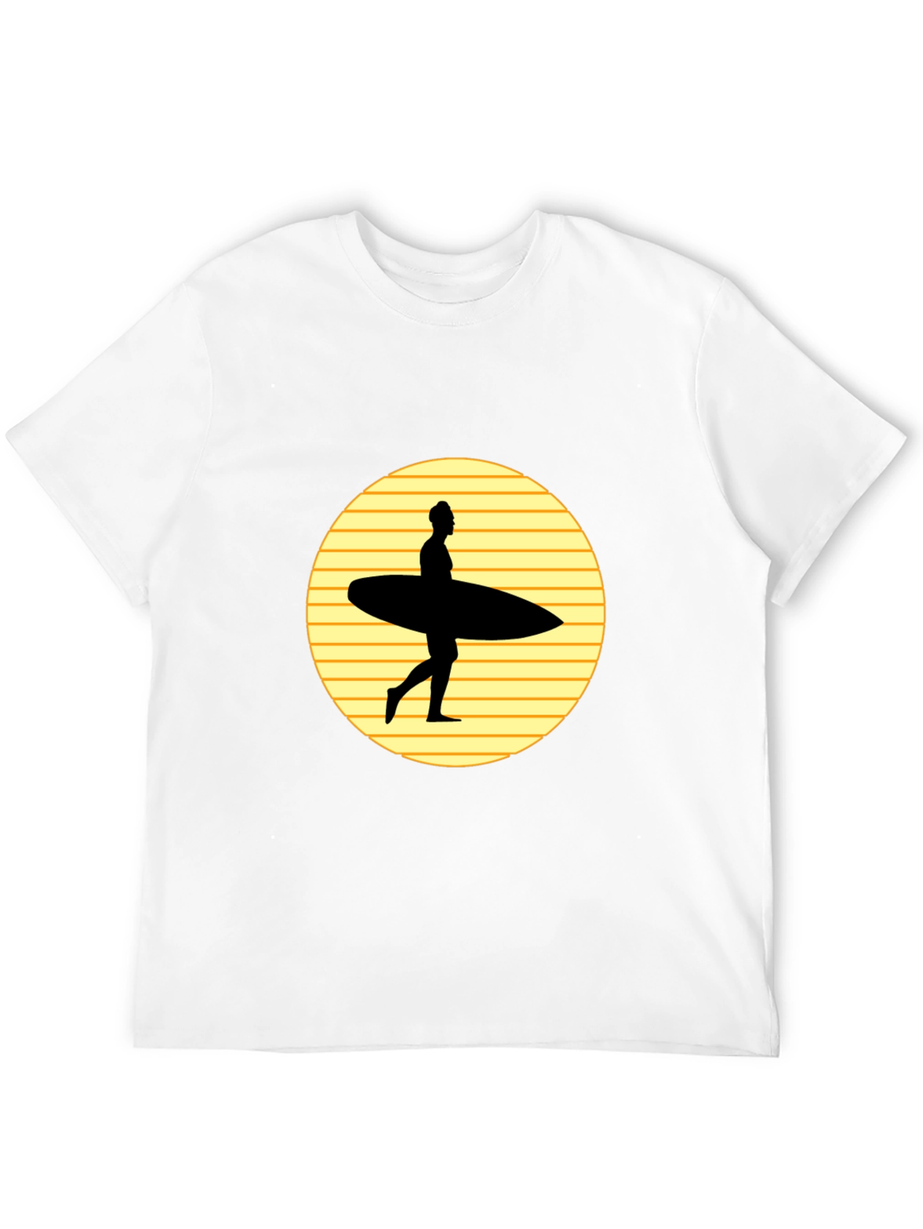 Retro Surfer Silhouette T-Shirt