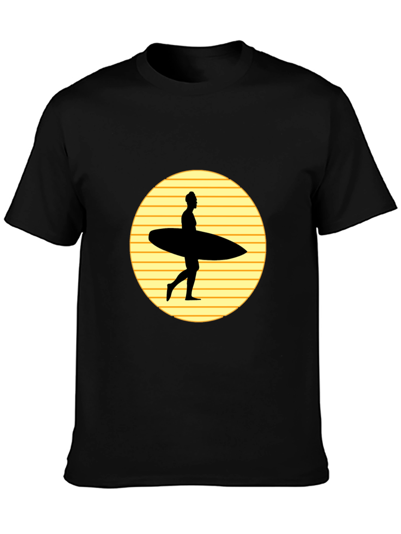 Retro Surfer Silhouette T-Shirt