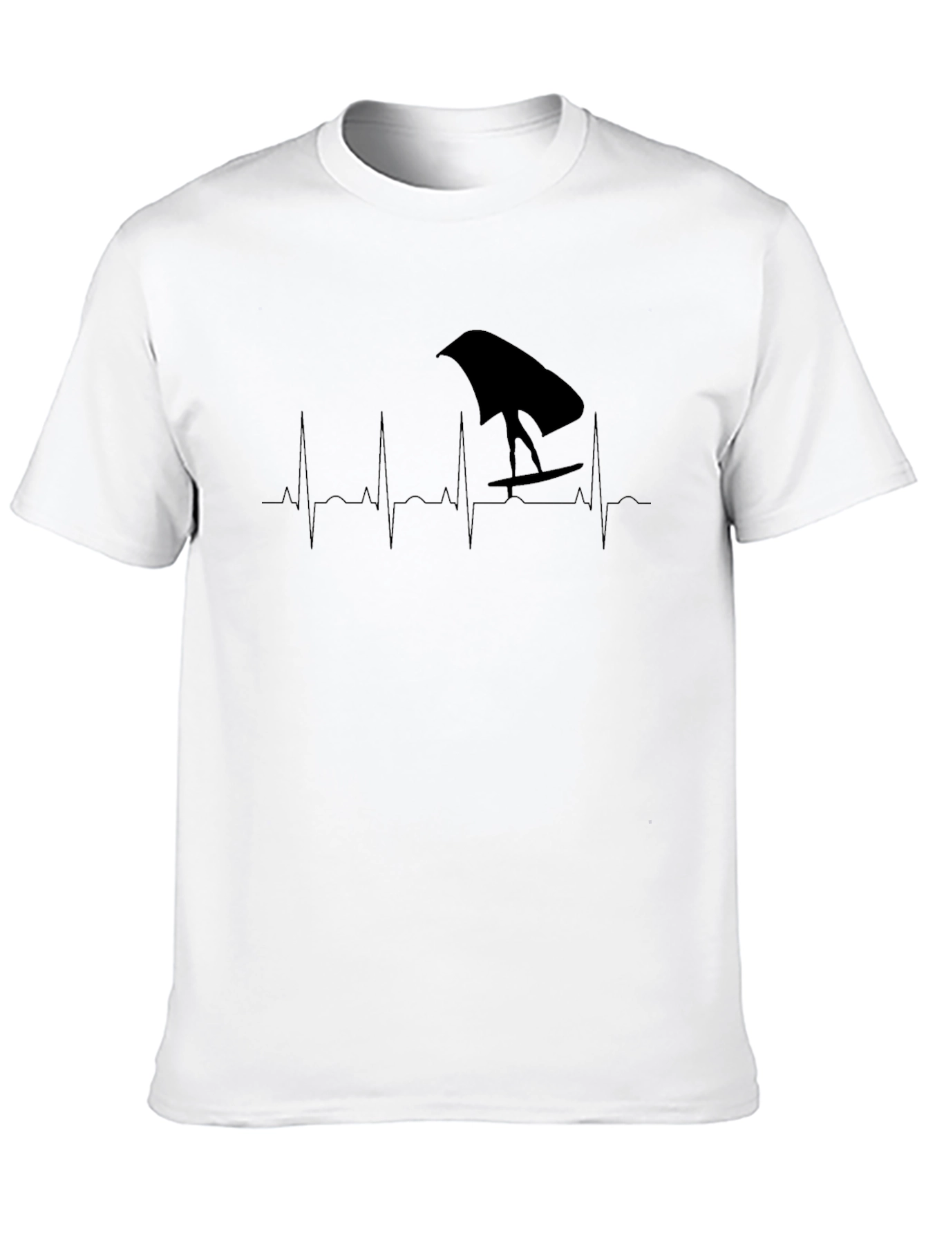 Wing Foiling Heartbeat T-Shirt - Passion on Display