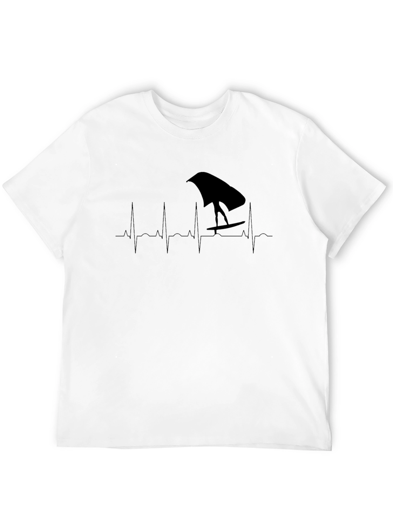 Wing Foiling Heartbeat T-Shirt - Passion on Display