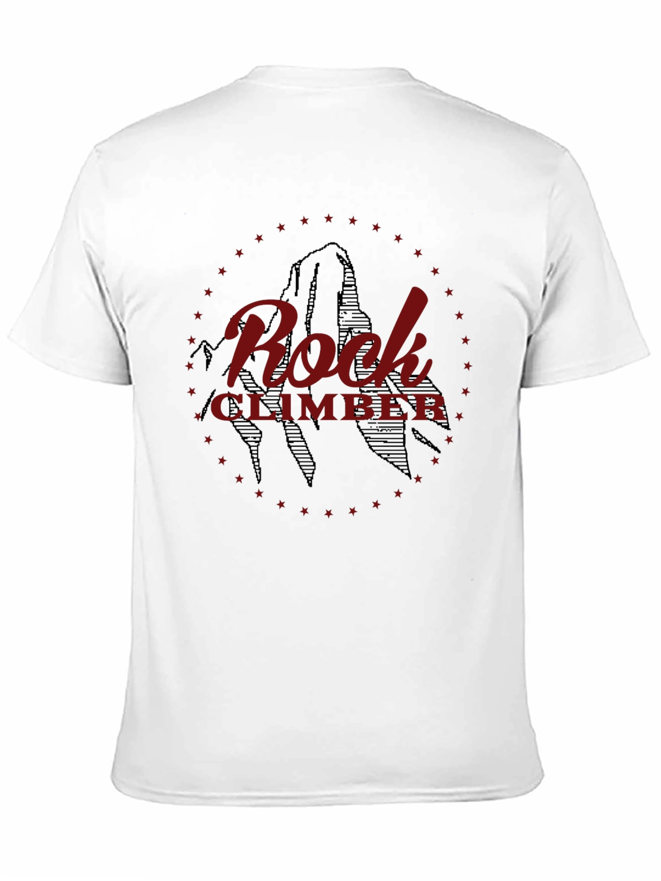 Rock Climber Graphic T-Shirt - Black Cotton Tee