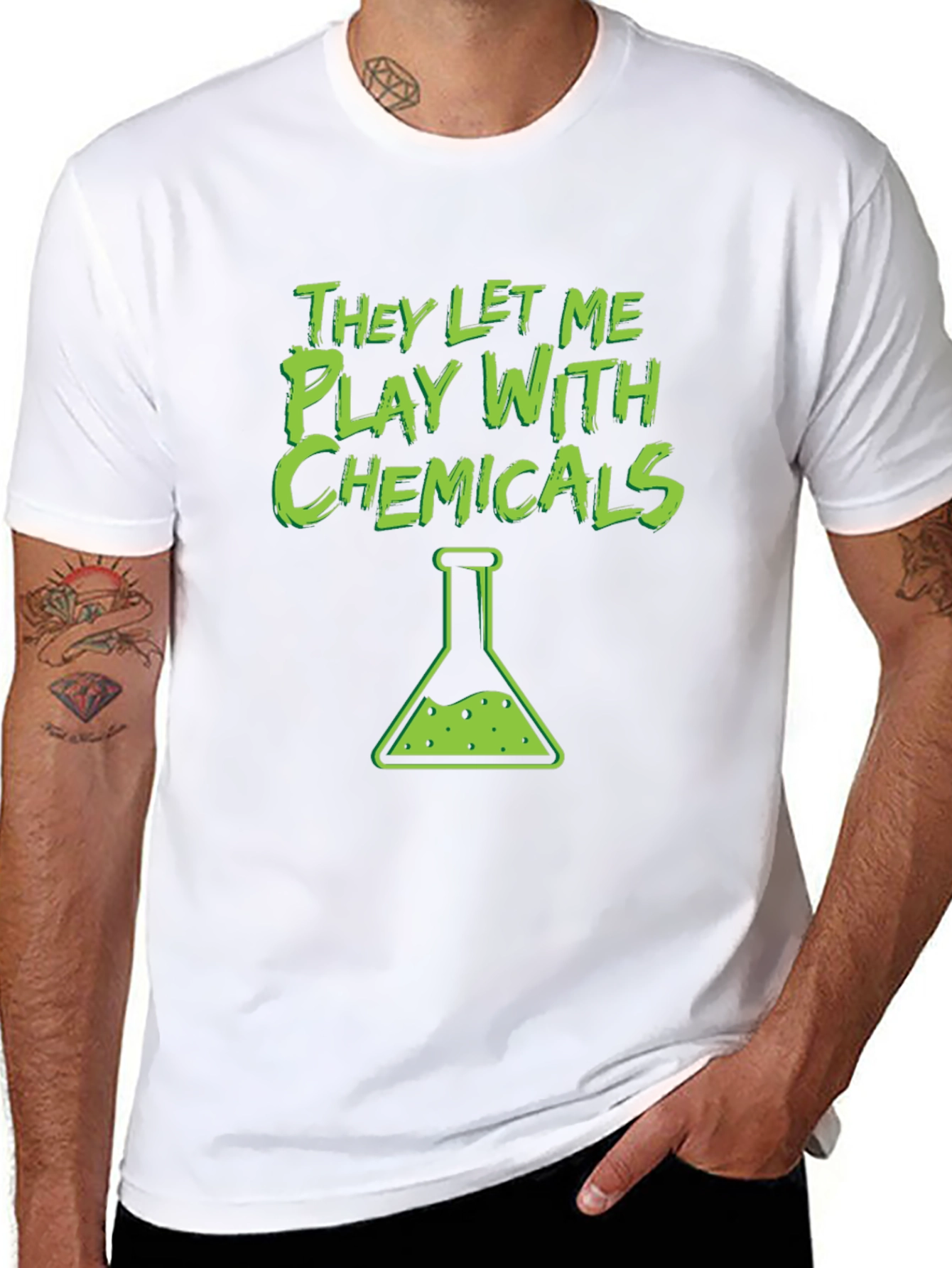 They Let Me Play With Chemicals T-Shirt