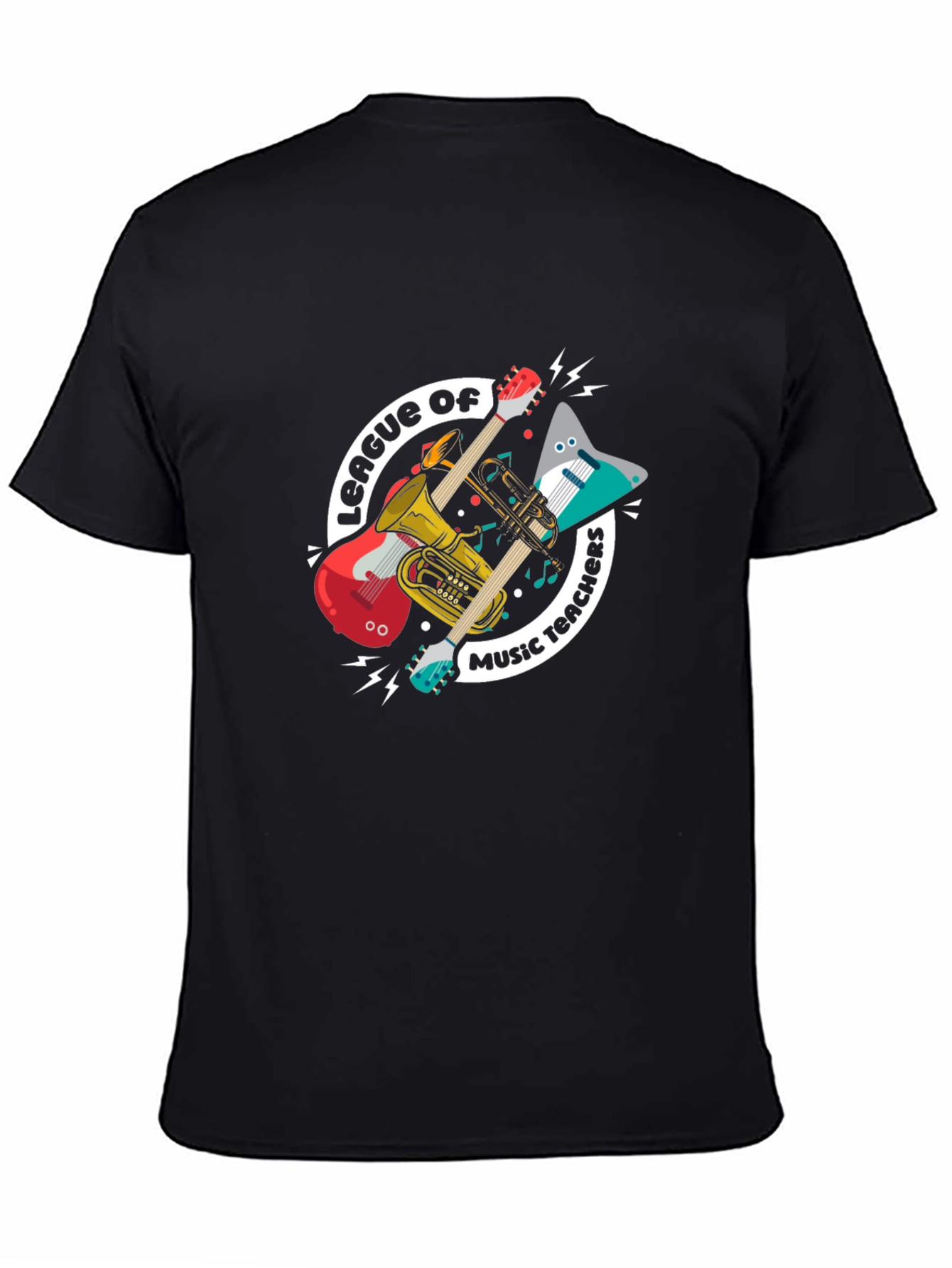Music Teachers League T-Shirt: Instruments Graphic