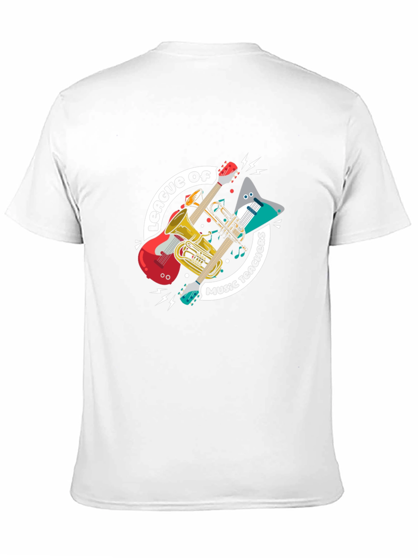 Music Teachers League T-Shirt: Instruments Graphic