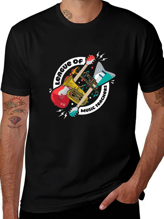 Music Teachers League T-Shirt: Instruments Graphic