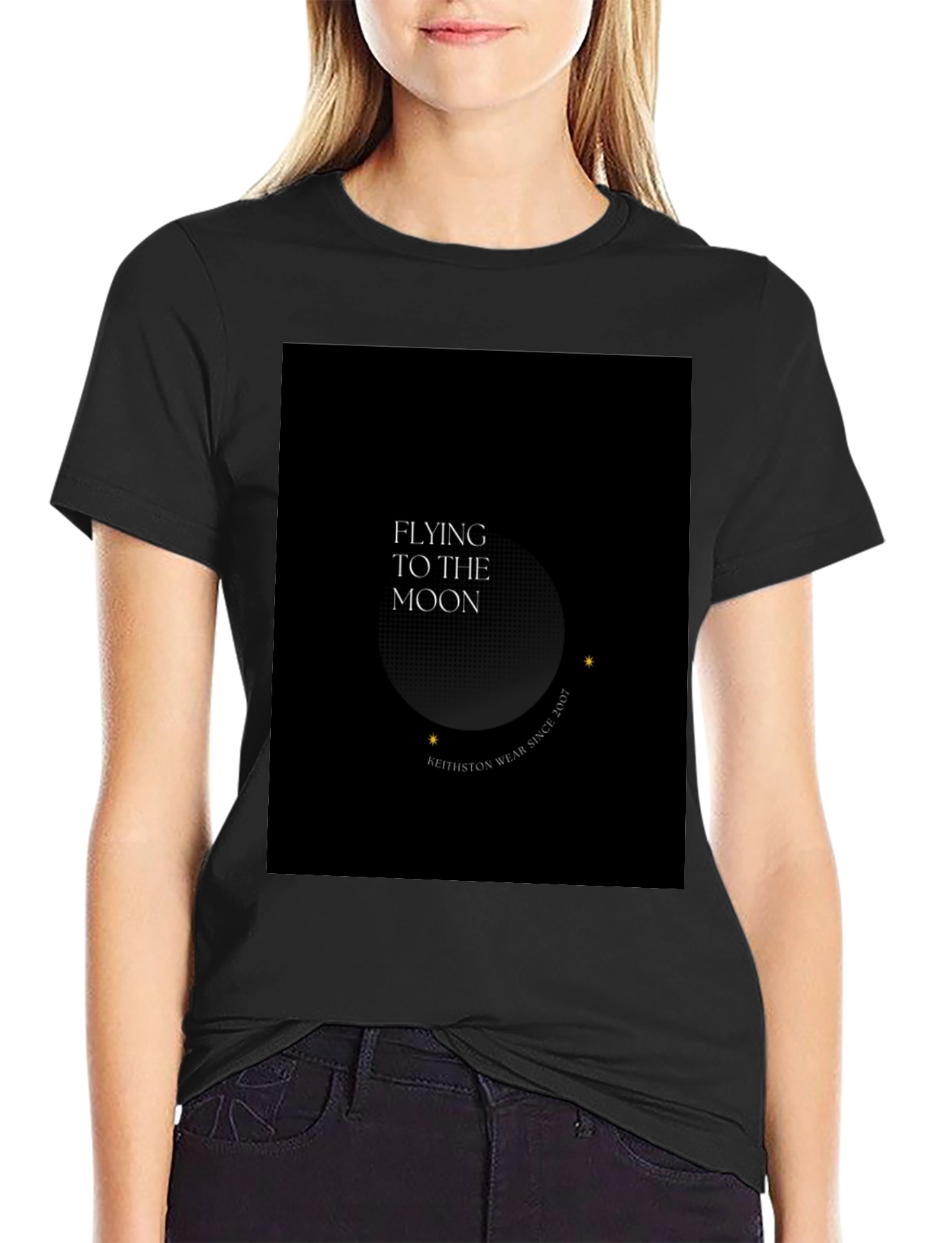 Flying To The Moon Graphic Tee