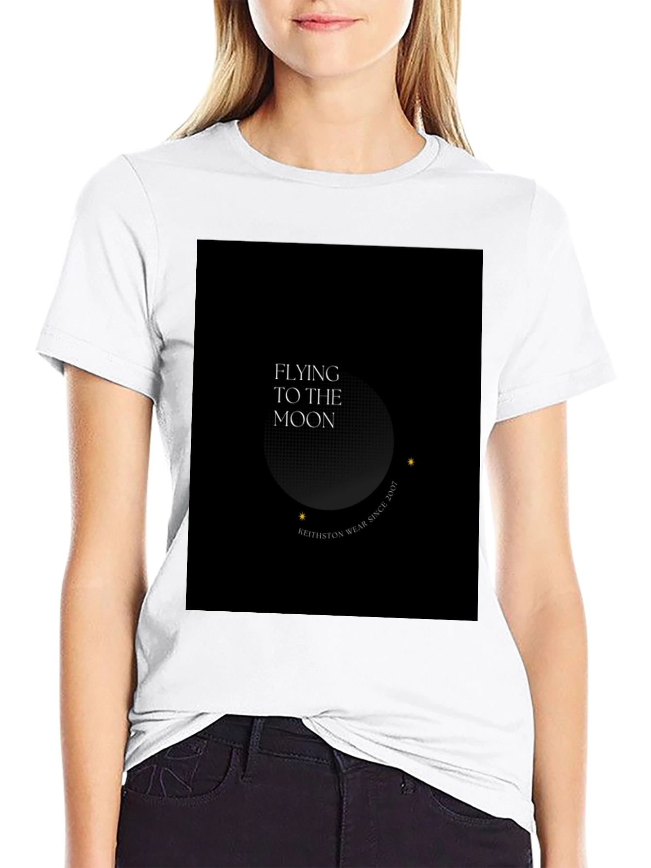 Flying To The Moon Graphic Tee