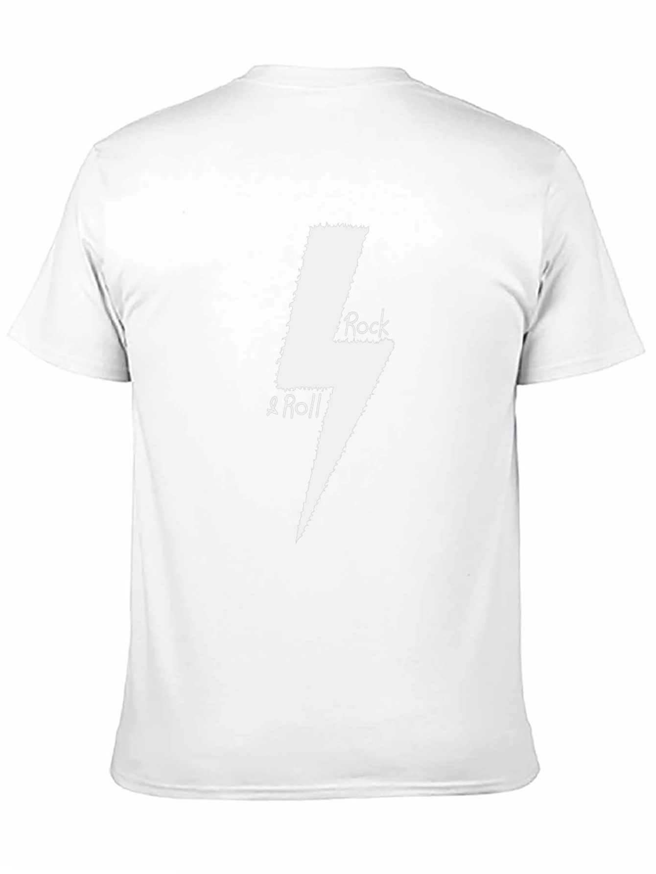 Rock & Roll Lightning Bolt Black T-Shirt