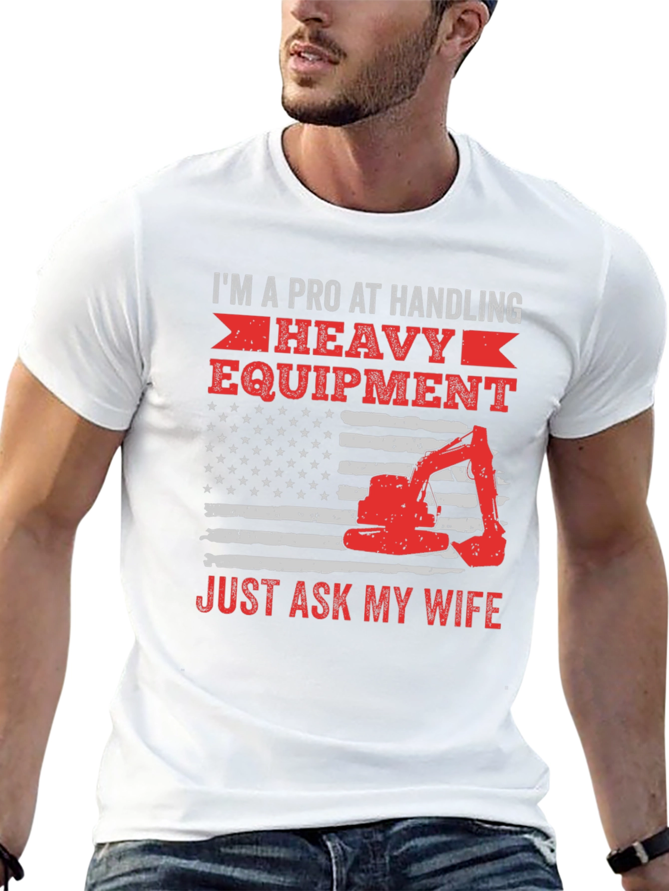 Pro at Handling Heavy Equipment T-Shirt