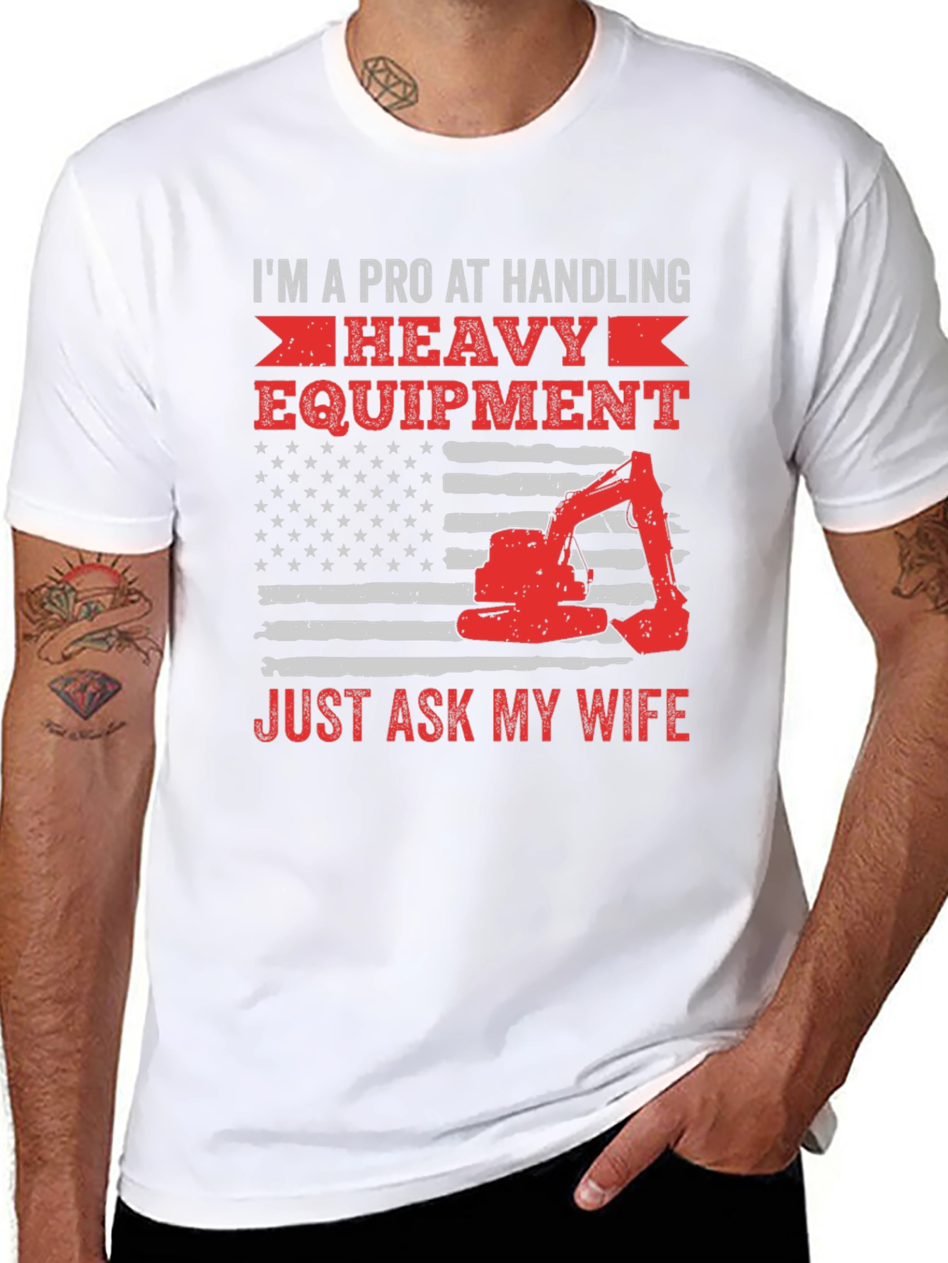 Pro at Handling Heavy Equipment T-Shirt