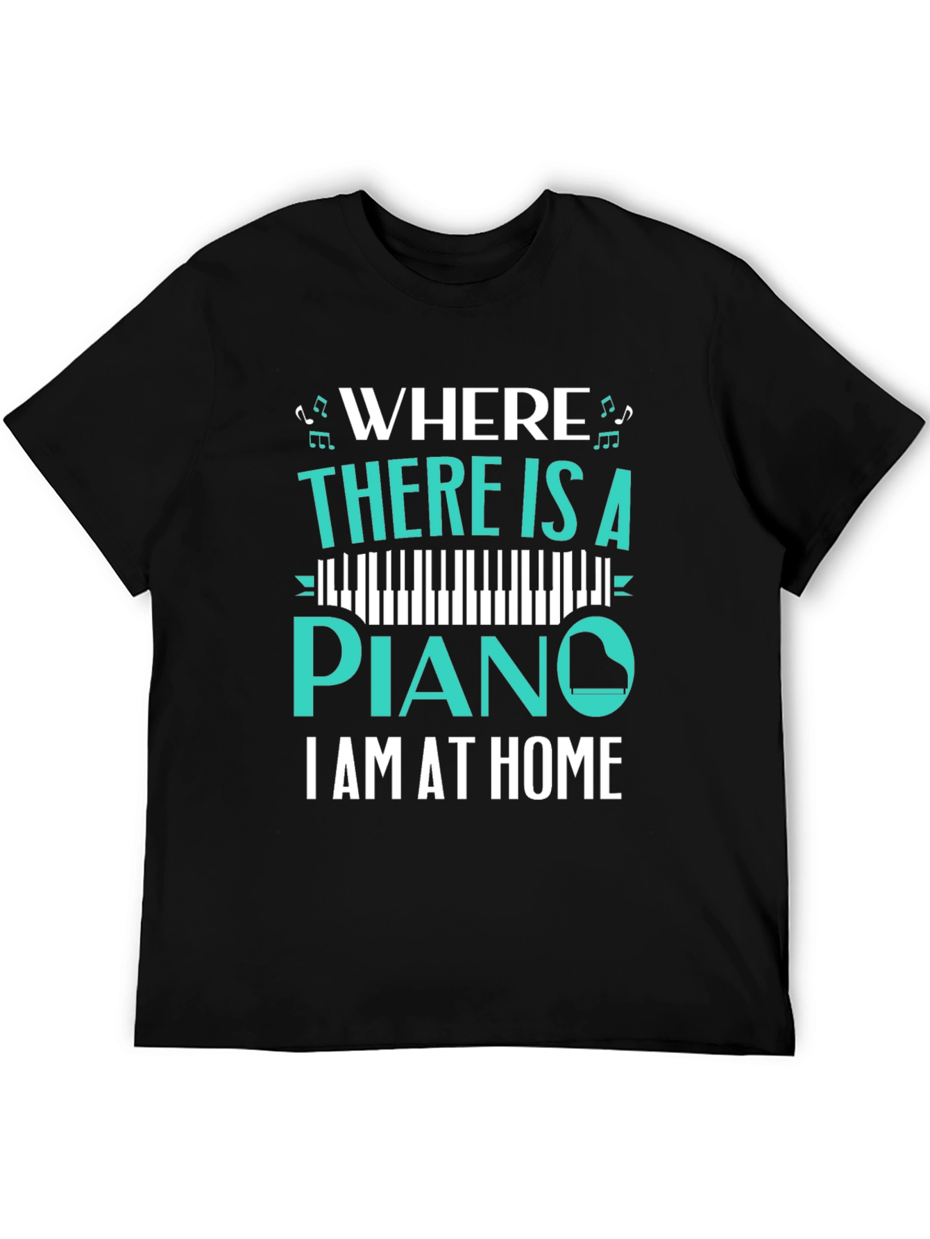 Piano Home T-Shirt - Music Lover Tee