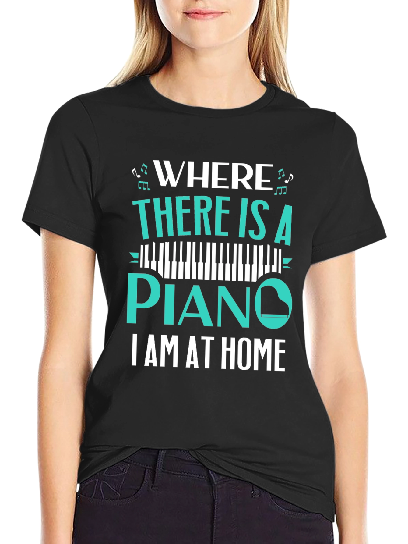 Piano Home T-Shirt - Music Lover Tee
