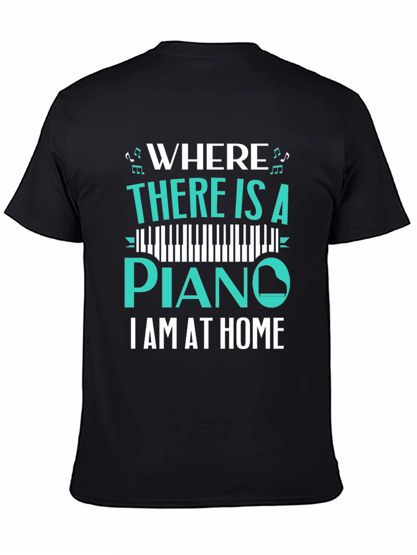 Piano Home T-Shirt - Music Lover Tee