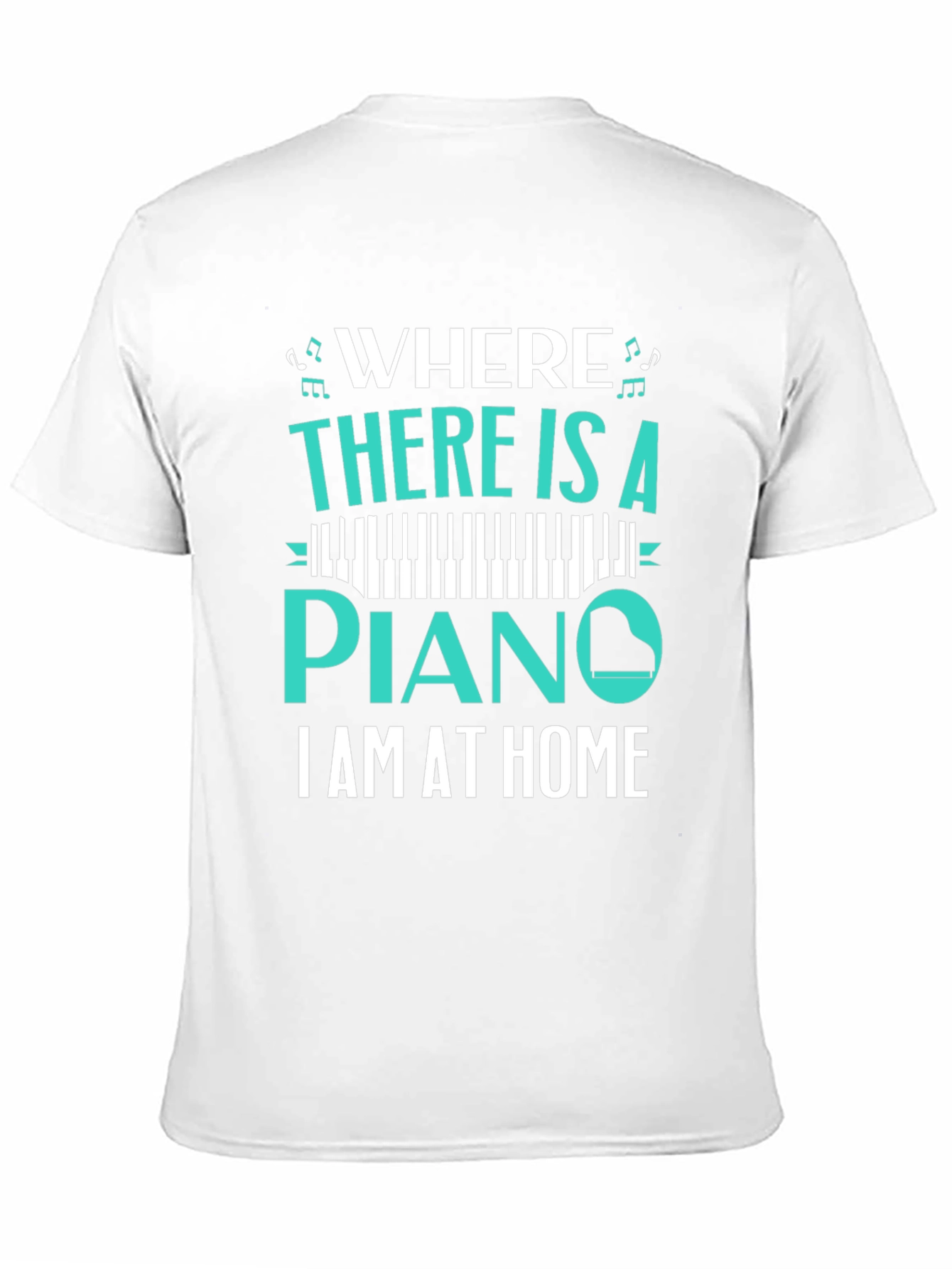 Piano Home T-Shirt - Music Lover Tee